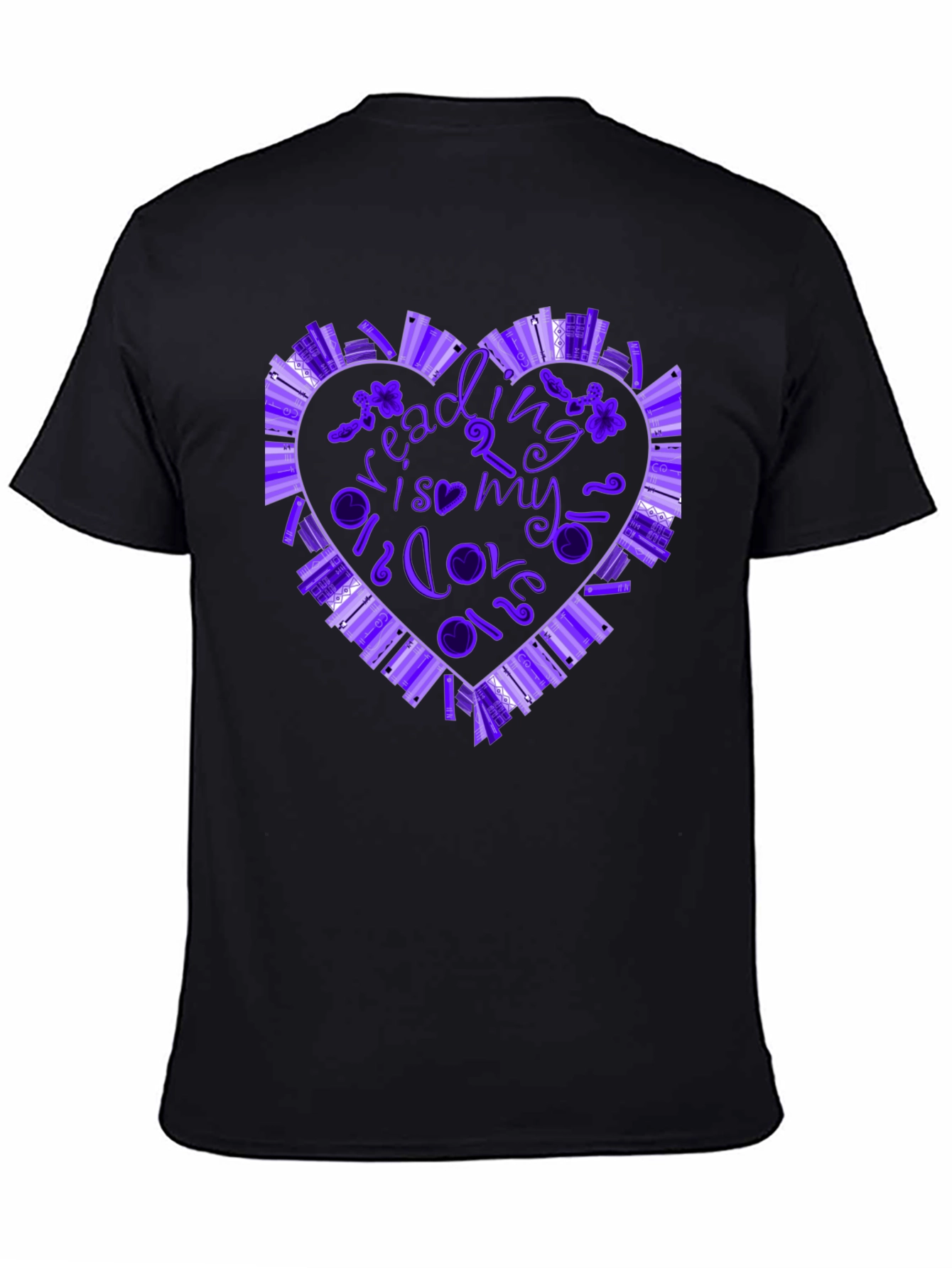 Reading is My Love Language Book Heart T-Shirt