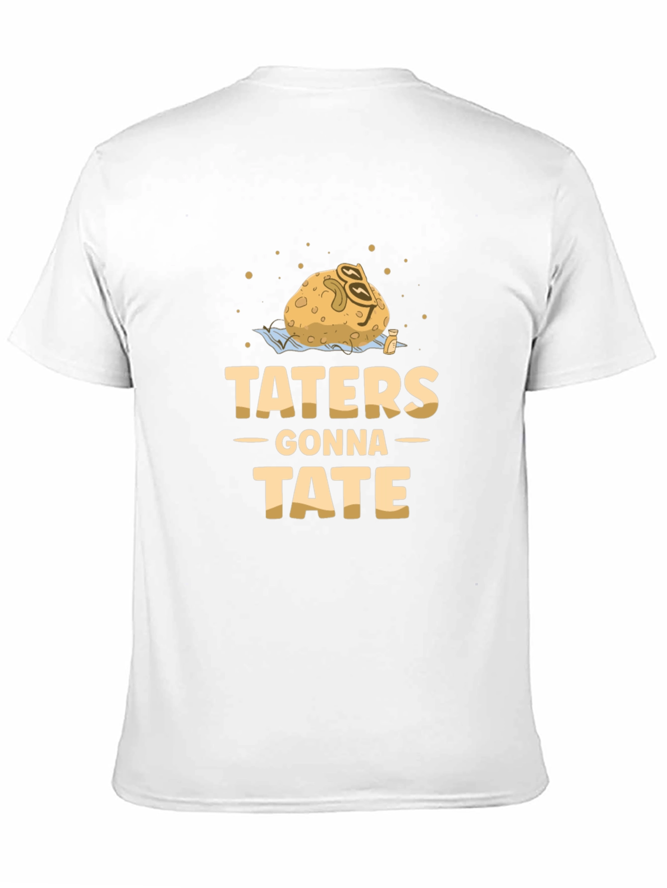 Taters Gonna Tate T-Shirt - Funny Potato Pun Tee