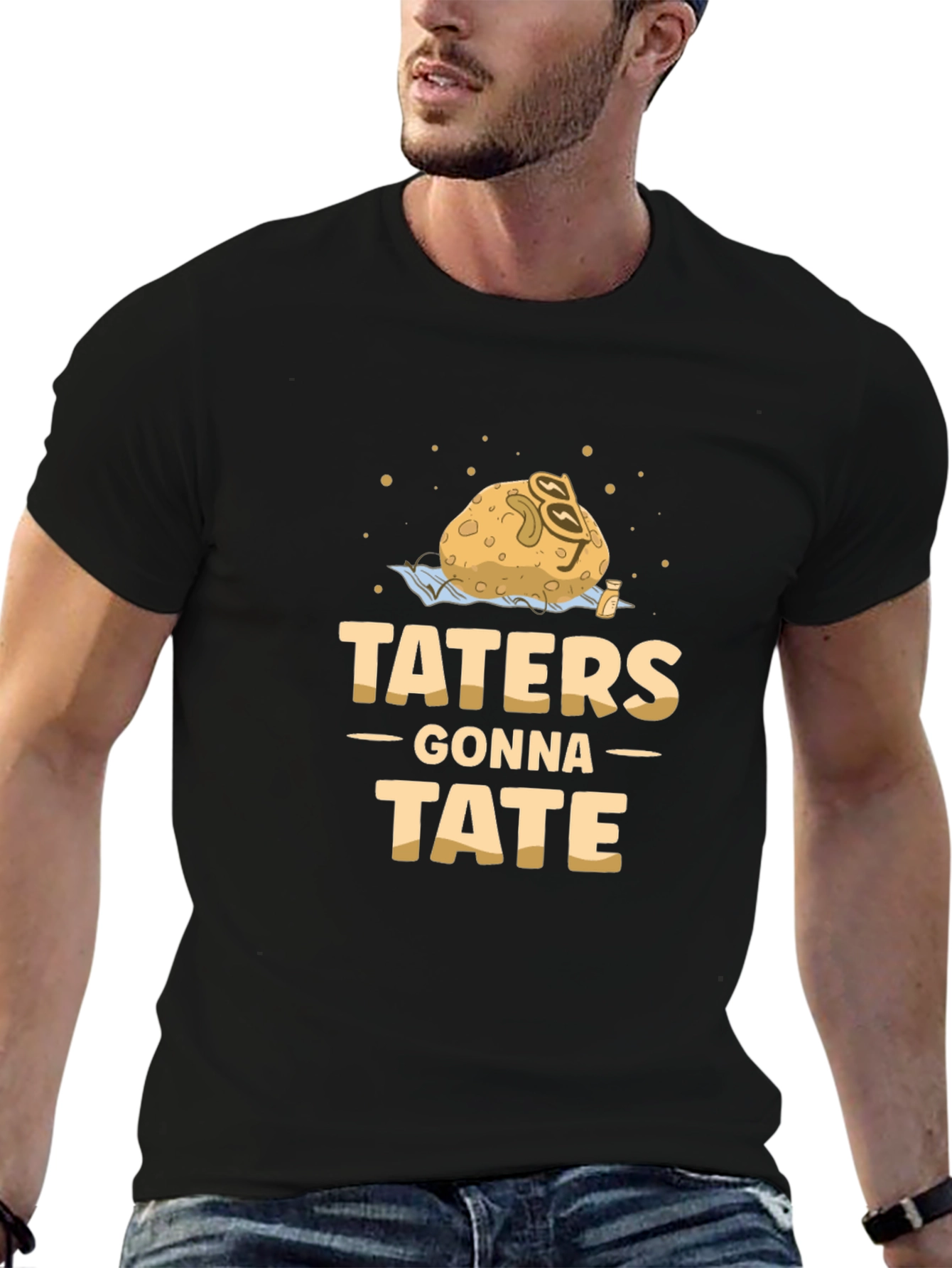Taters Gonna Tate T-Shirt - Funny Potato Pun Tee
