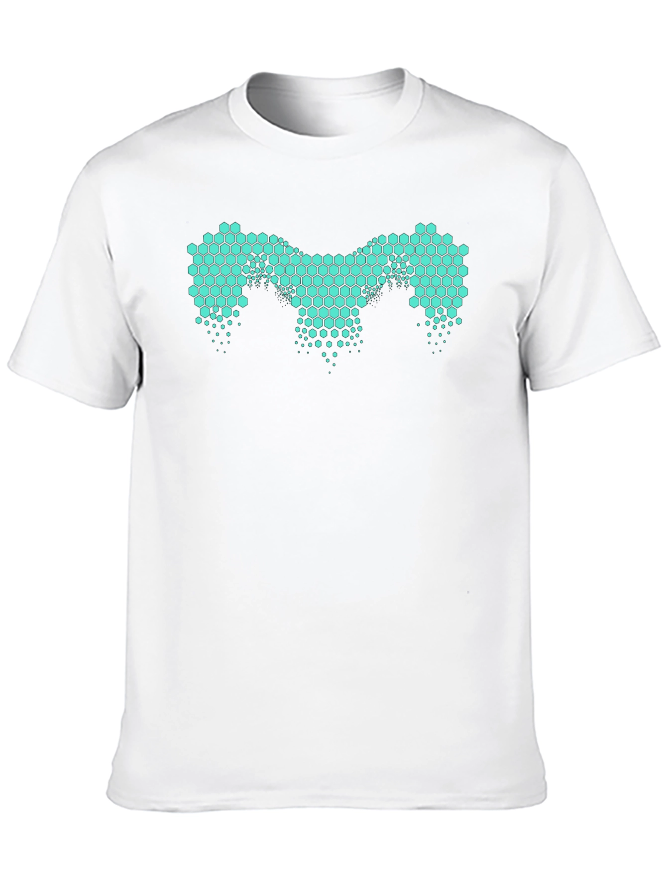 Honeycomb Pattern Tee - Modern Design