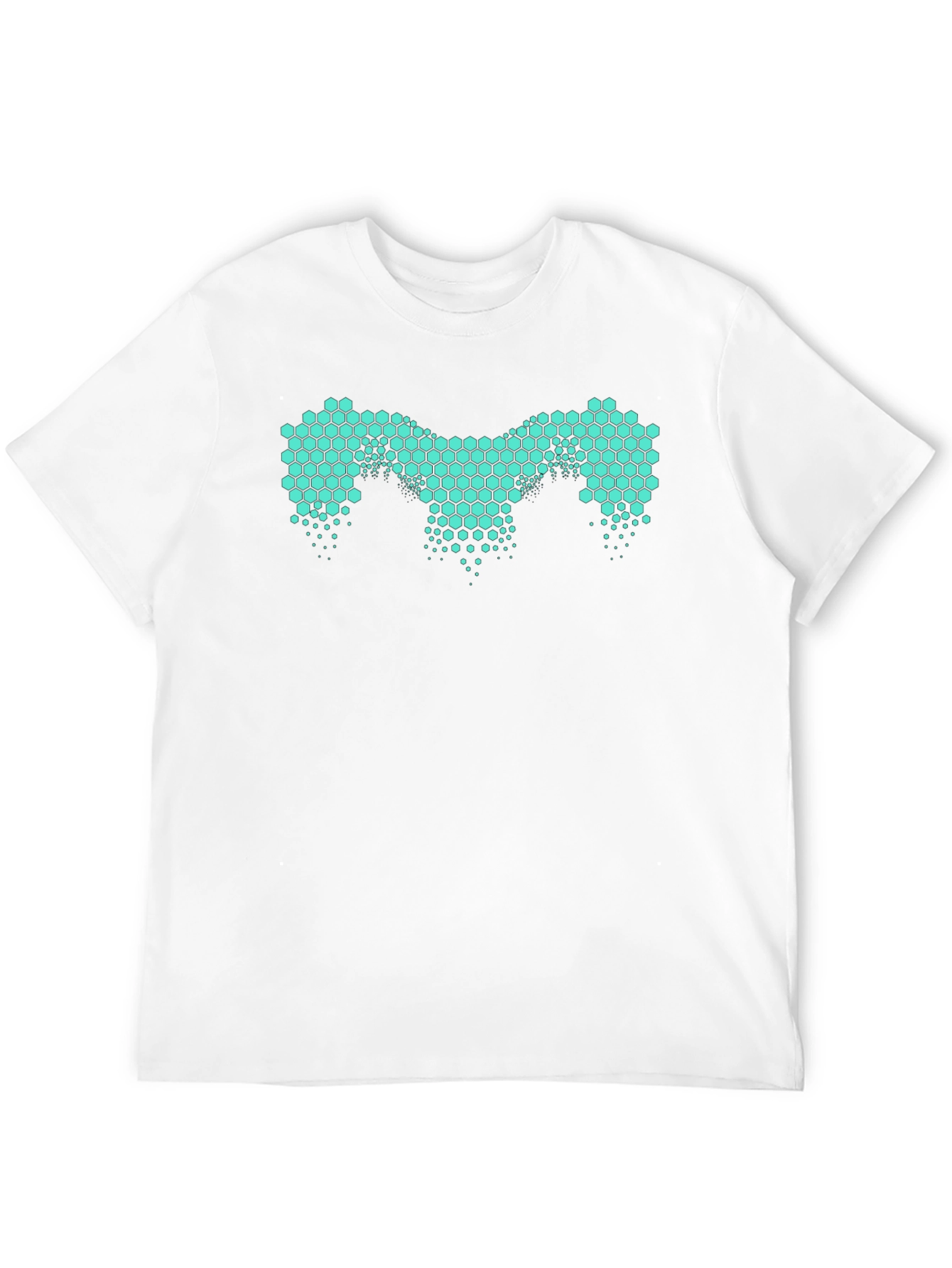 Honeycomb Pattern Tee - Modern Design