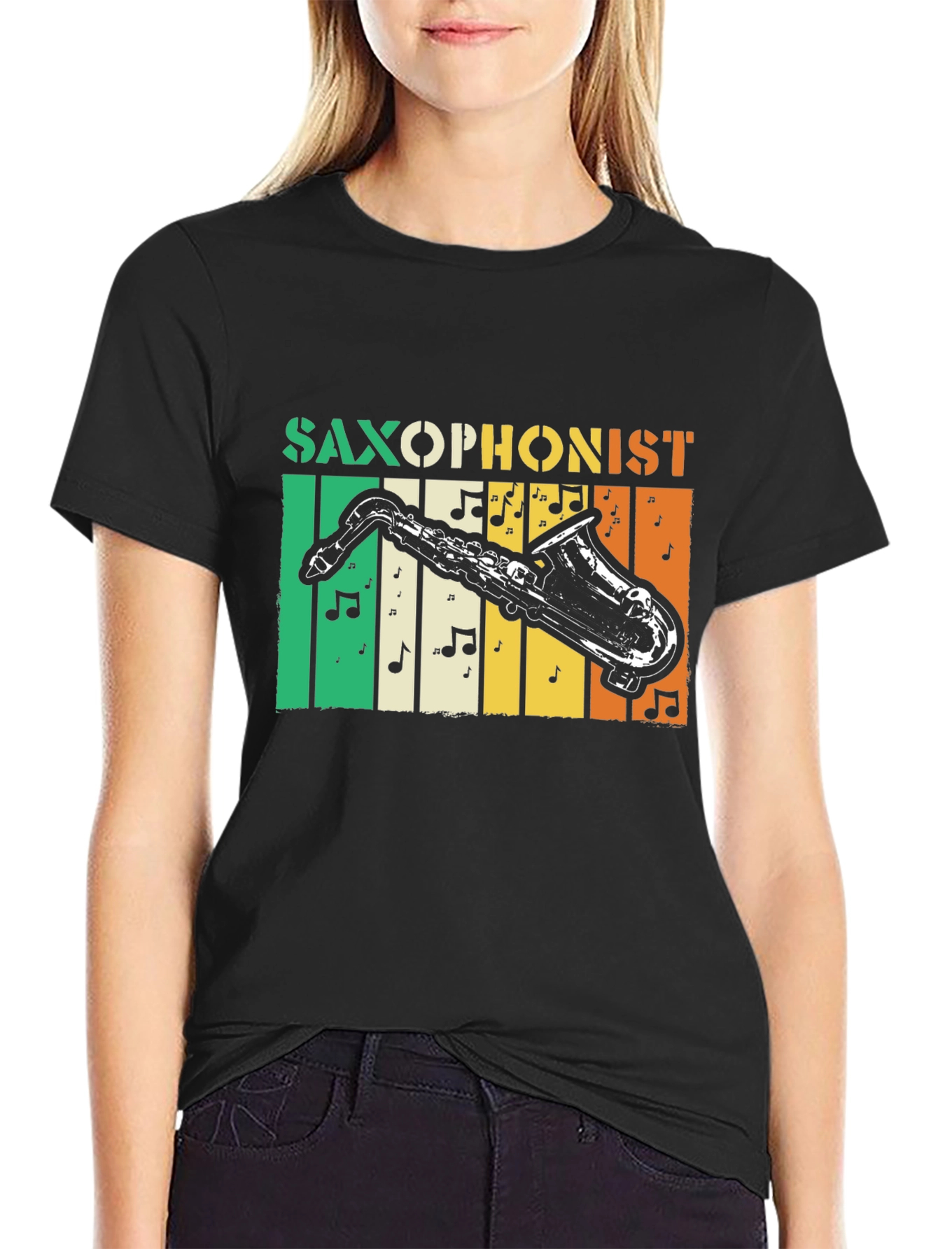 Saxophonist Irish Flag T-Shirt - Music Lover Tee