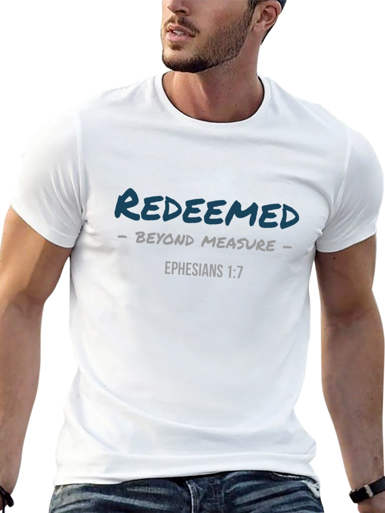 Redeemed Graphic T-Shirt - Ephesians 1:7