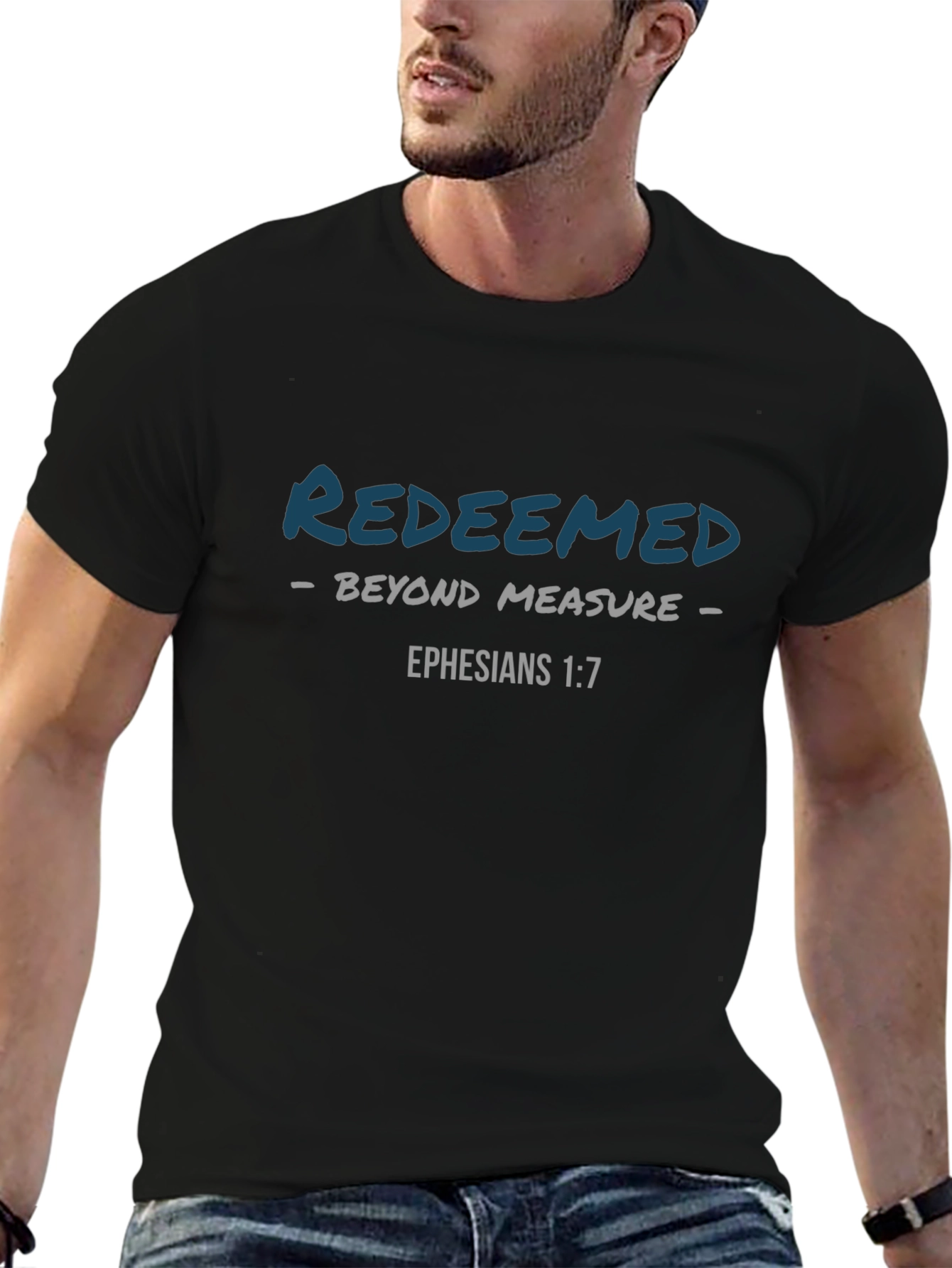 Redeemed Graphic T-Shirt - Ephesians 1:7