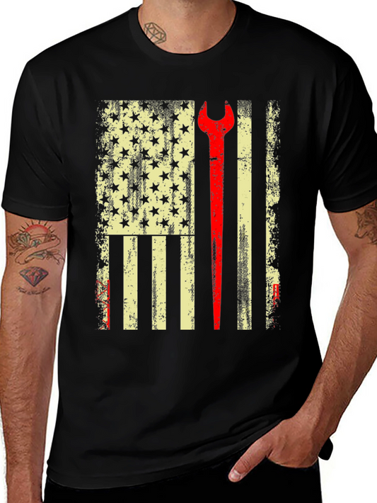 American Mechanic Flag T-Shirt