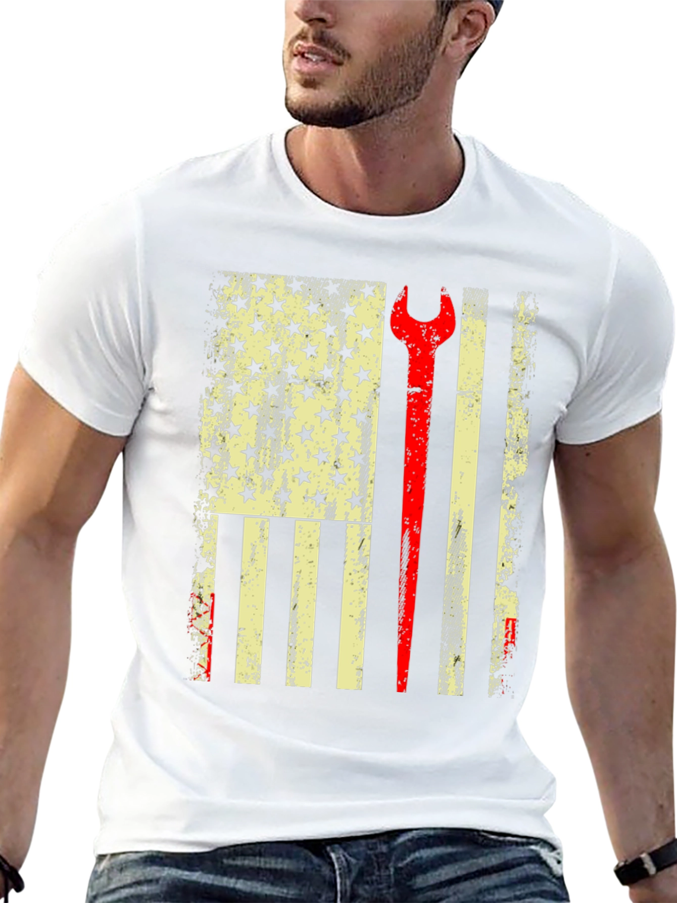 American Mechanic Flag T-Shirt