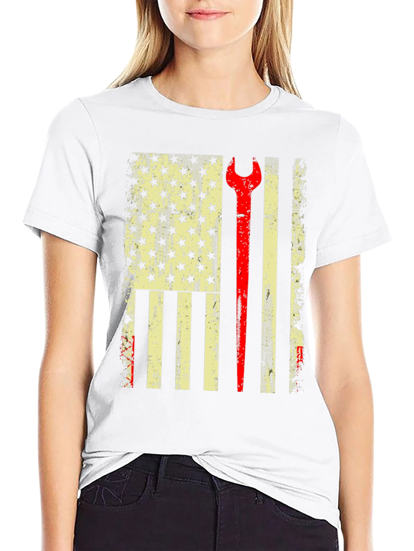 American Mechanic Flag T-Shirt