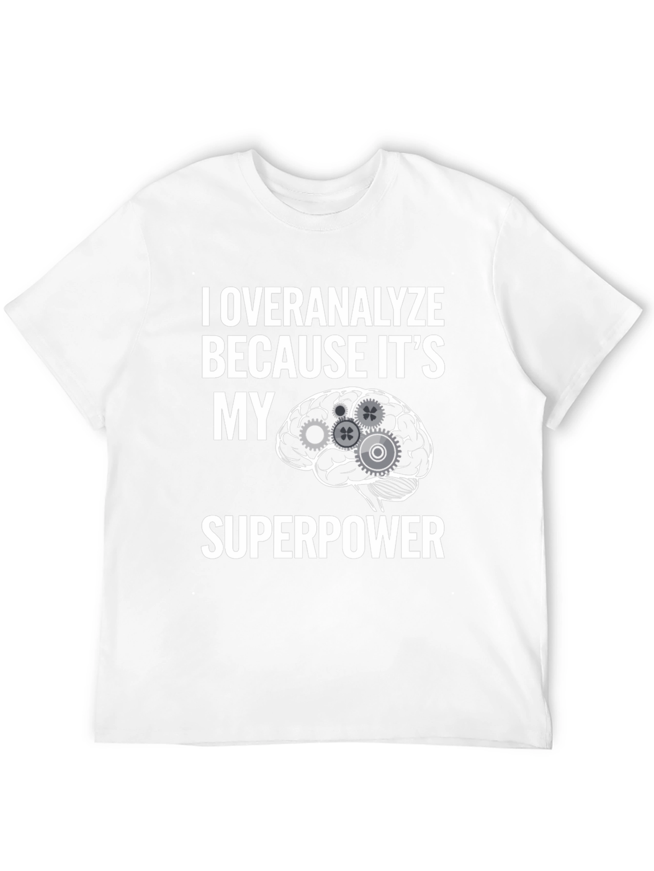 Overanalyze Superpower Graphic Tee - Black T-Shirt