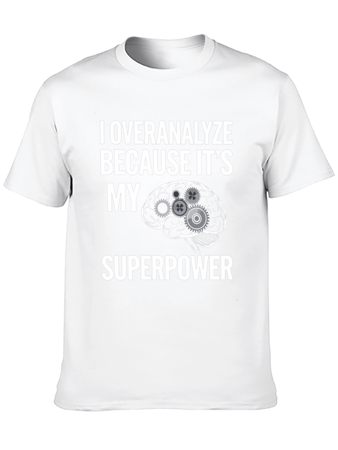 Overanalyze Superpower Graphic Tee - Black T-Shirt