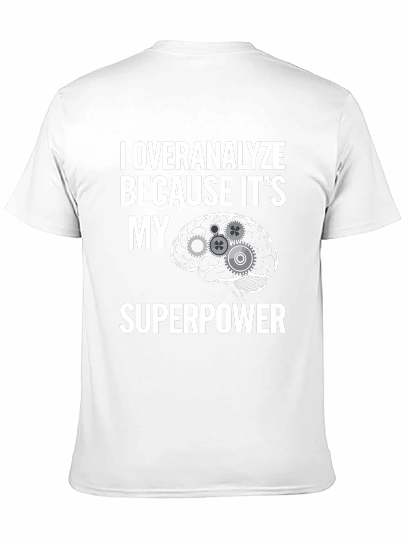 Overanalyze Superpower Graphic Tee - Black T-Shirt