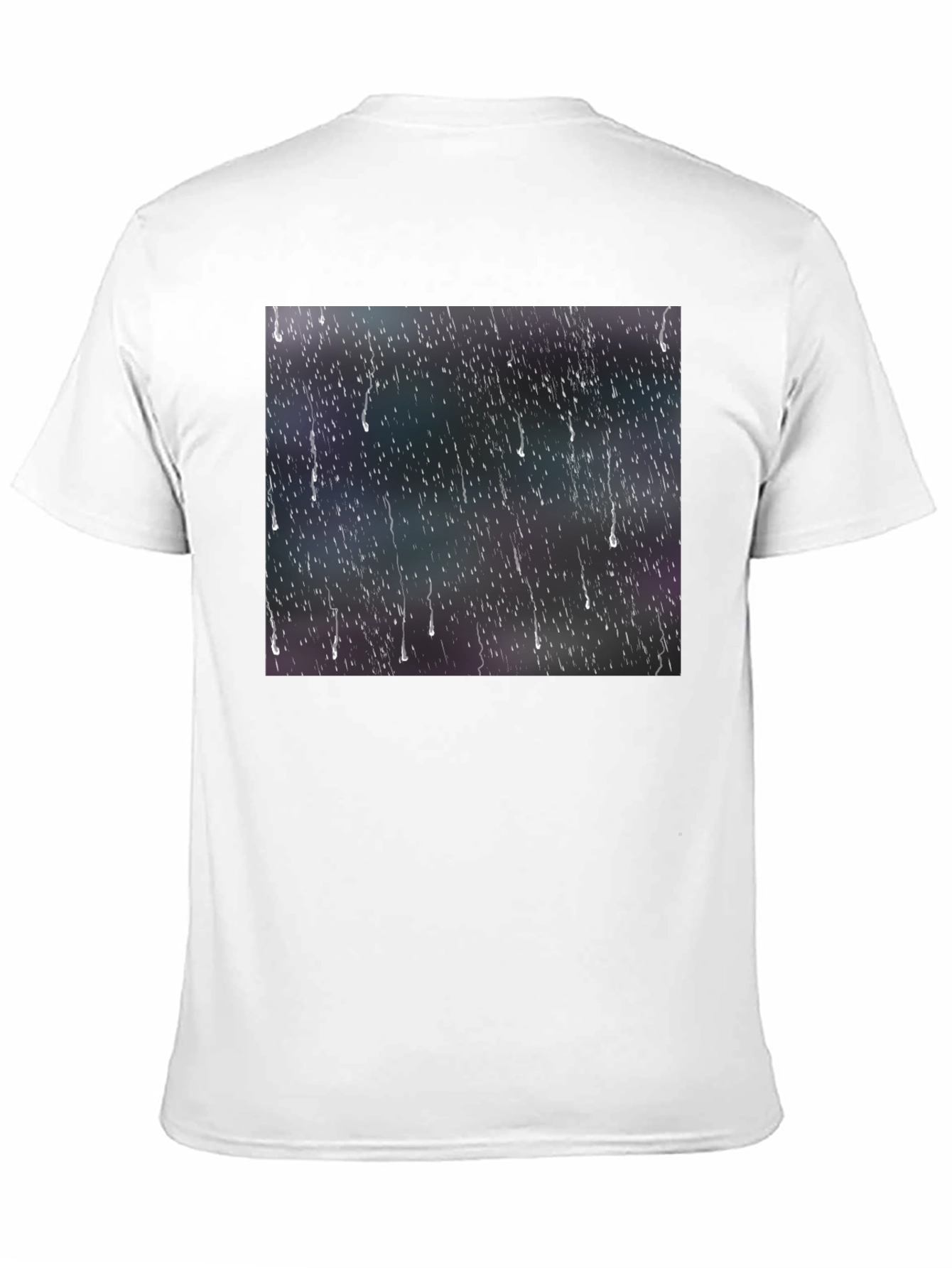 Rain Effect Black T-Shirt