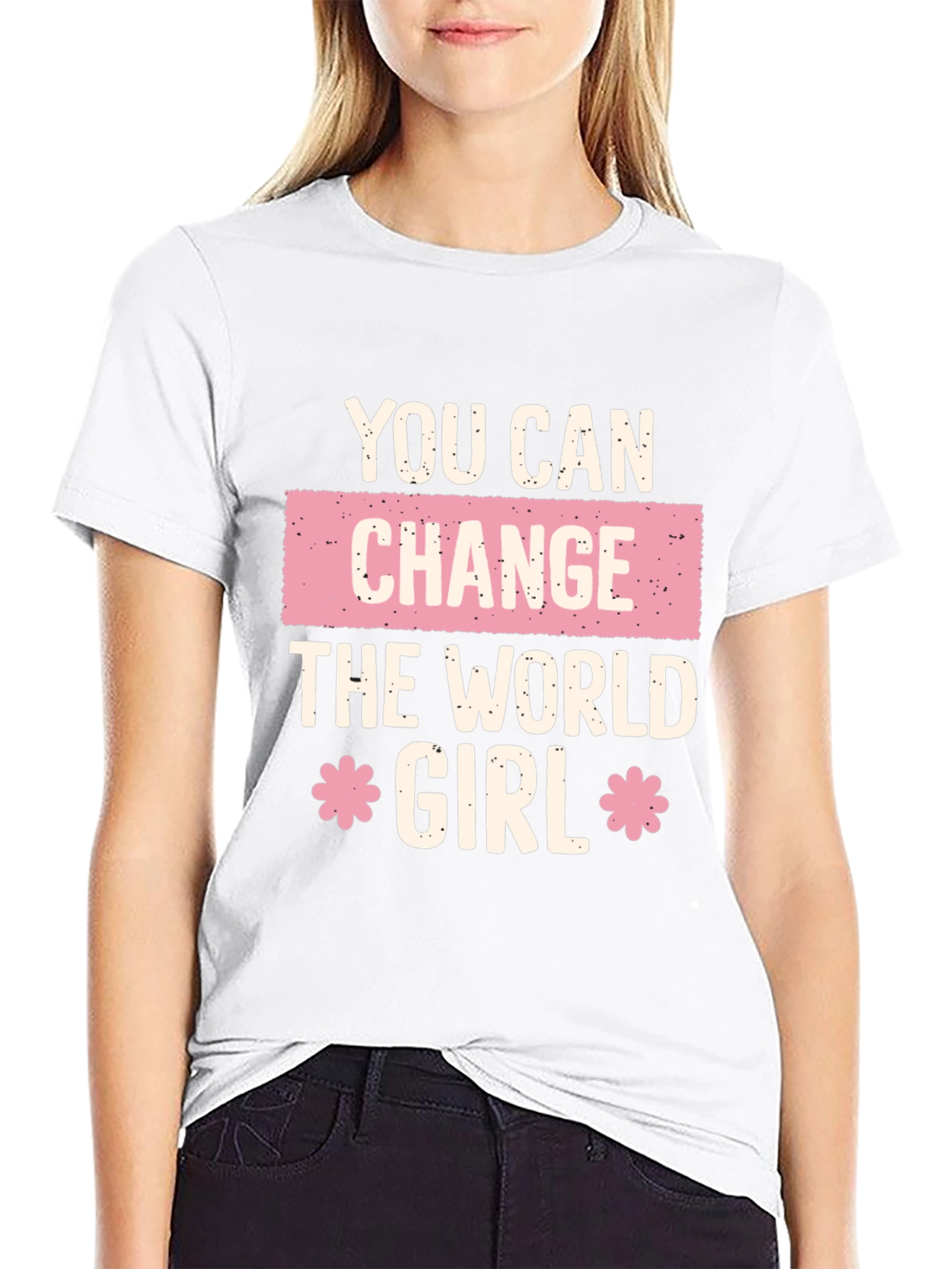 Empowering You Can Change the World Girl T-Shirt