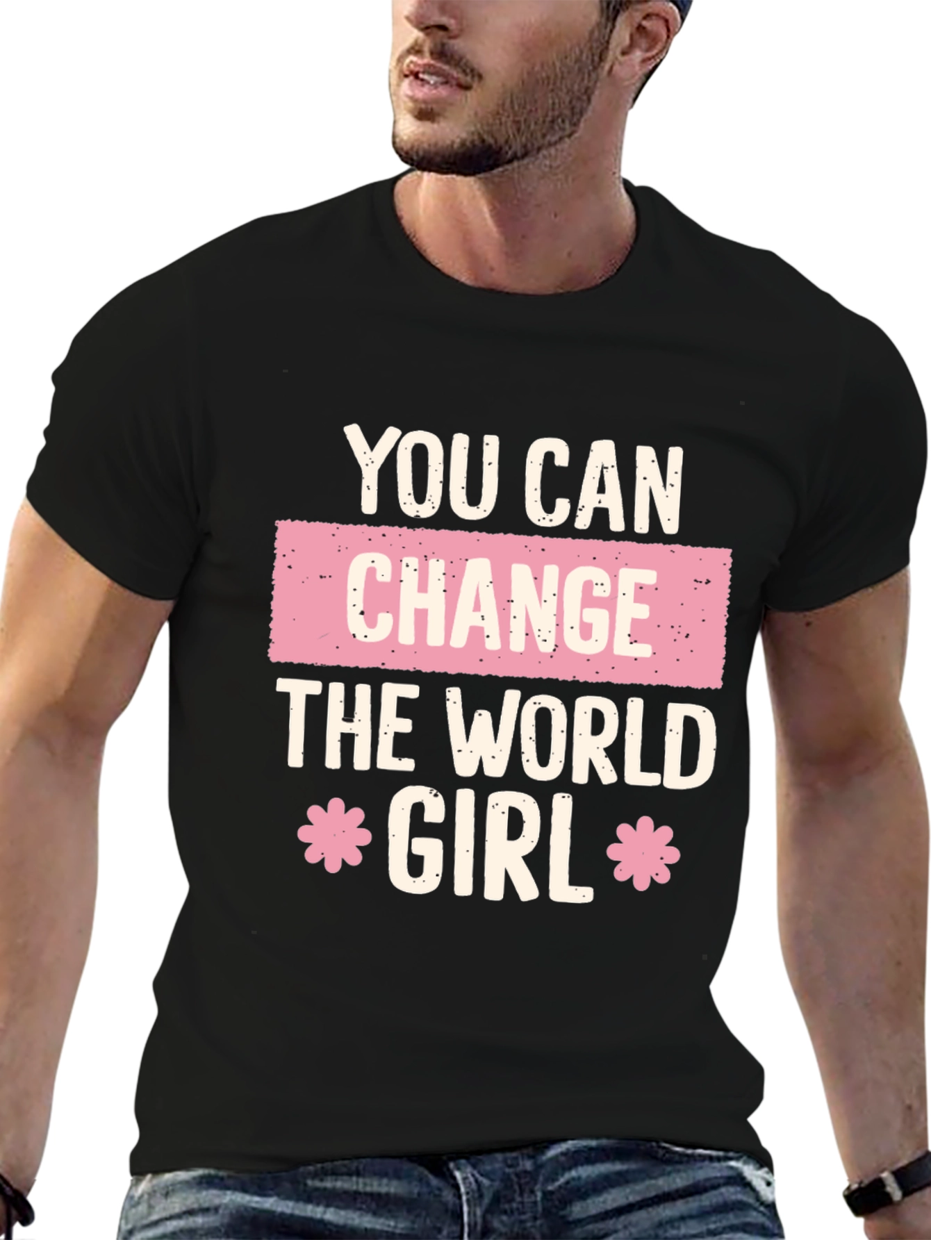 Empowering You Can Change the World Girl T-Shirt