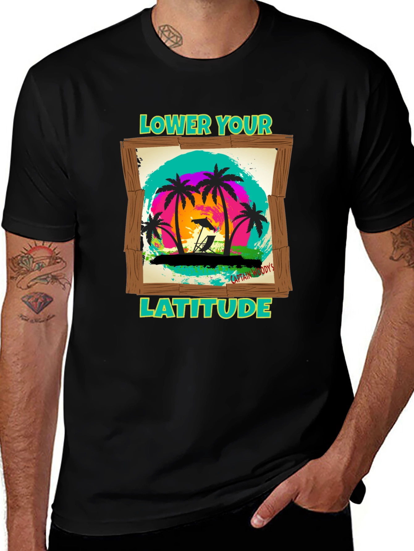 Tropical Getaway T-Shirt - Lower Your Latitude