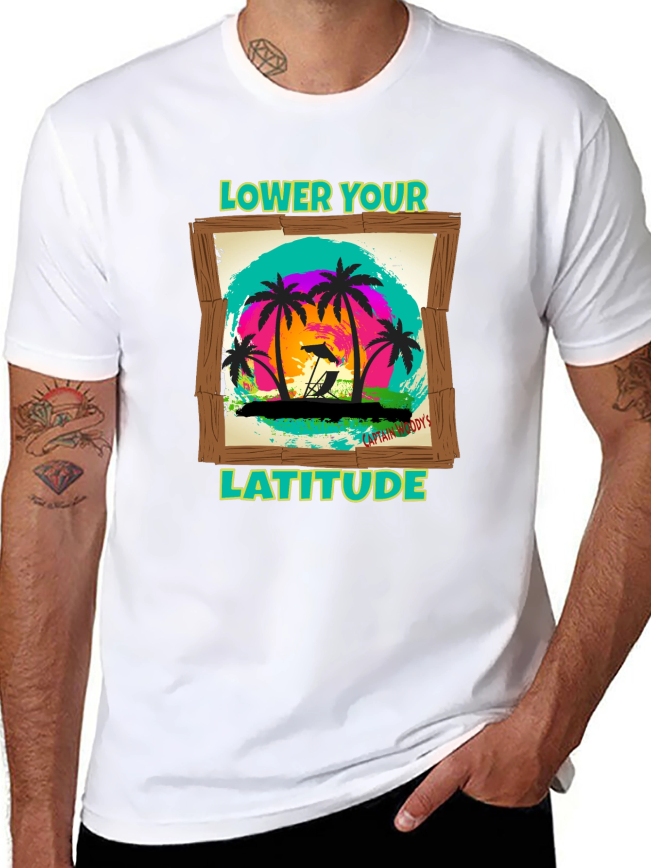 Tropical Getaway T-Shirt - Lower Your Latitude