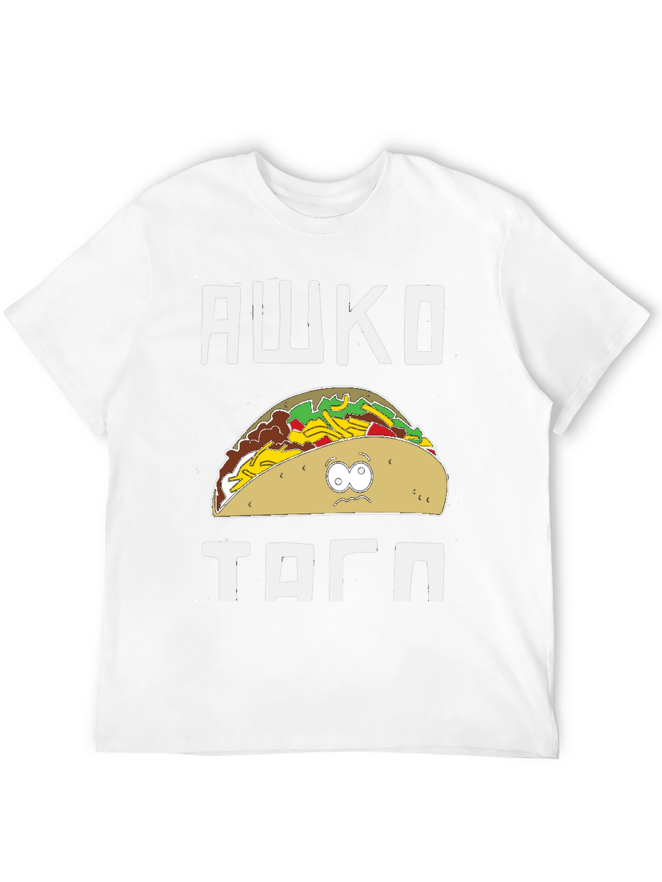 Awkward Taco Graphic T-Shirt - South Park Style