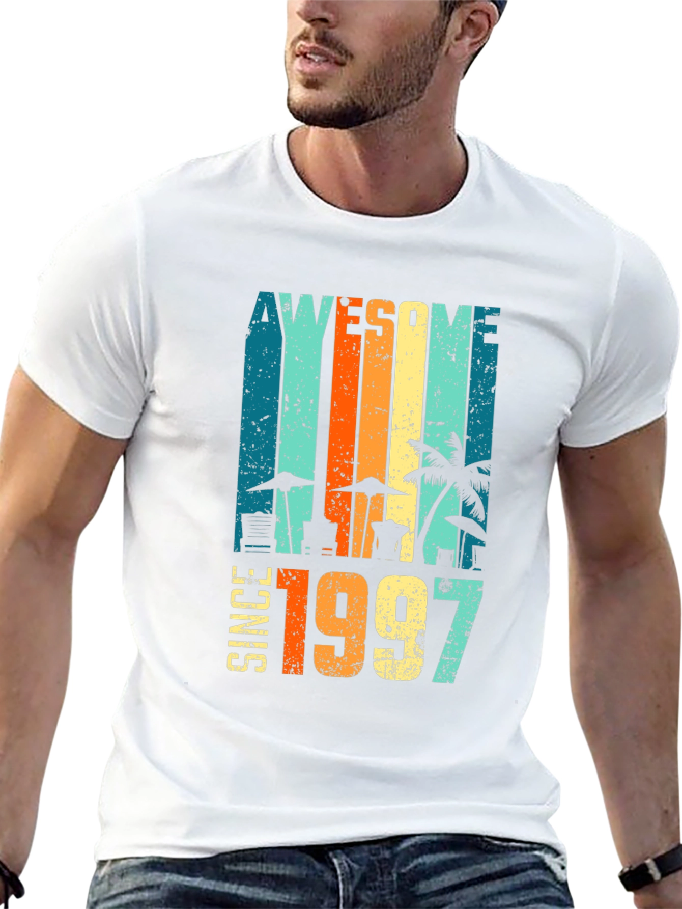 Awesome Since 1997 Beach Graphic Tee