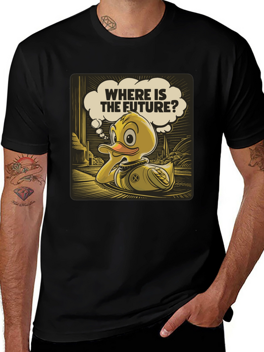 Duck Space T-Shirt - Where is the Future?
