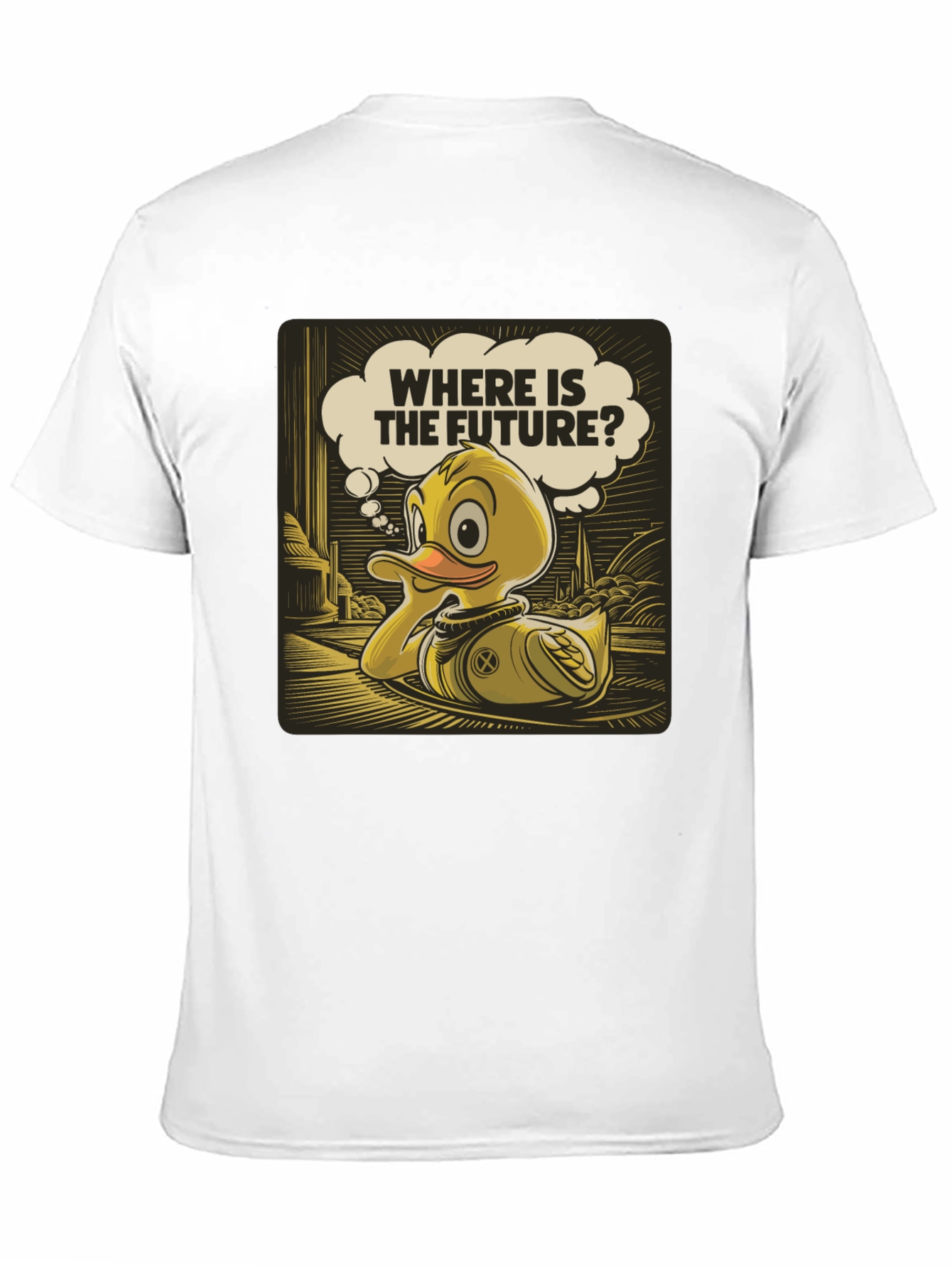 Duck Space T-Shirt - Where is the Future?
