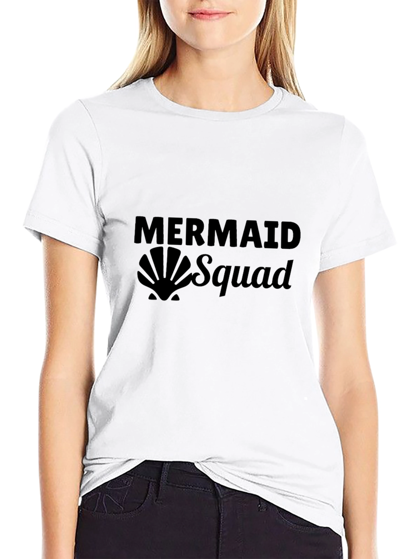 Mermaid Squad T-Shirt - Black