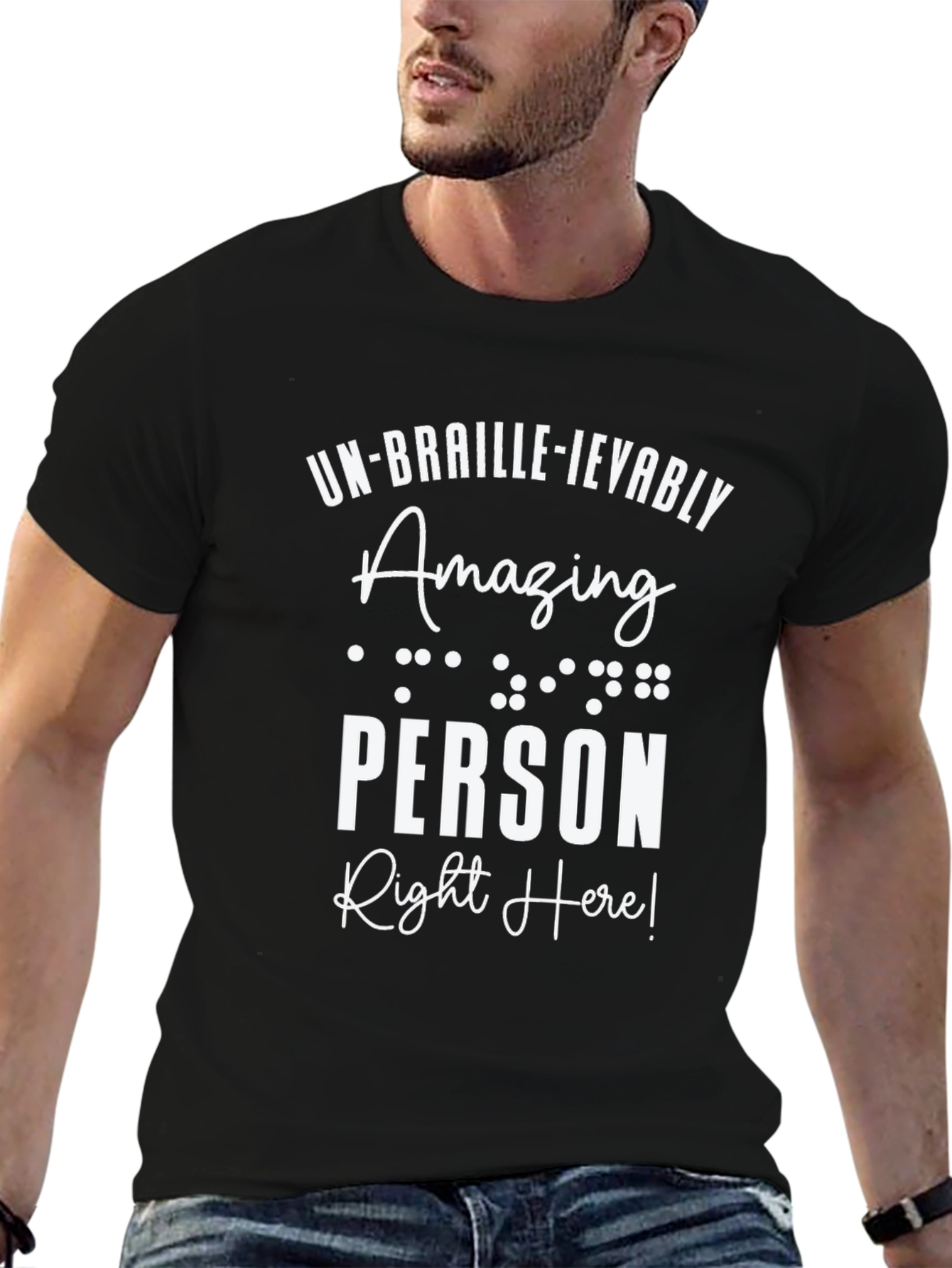 Un-Braille-ievably Amazing Person T-Shirt