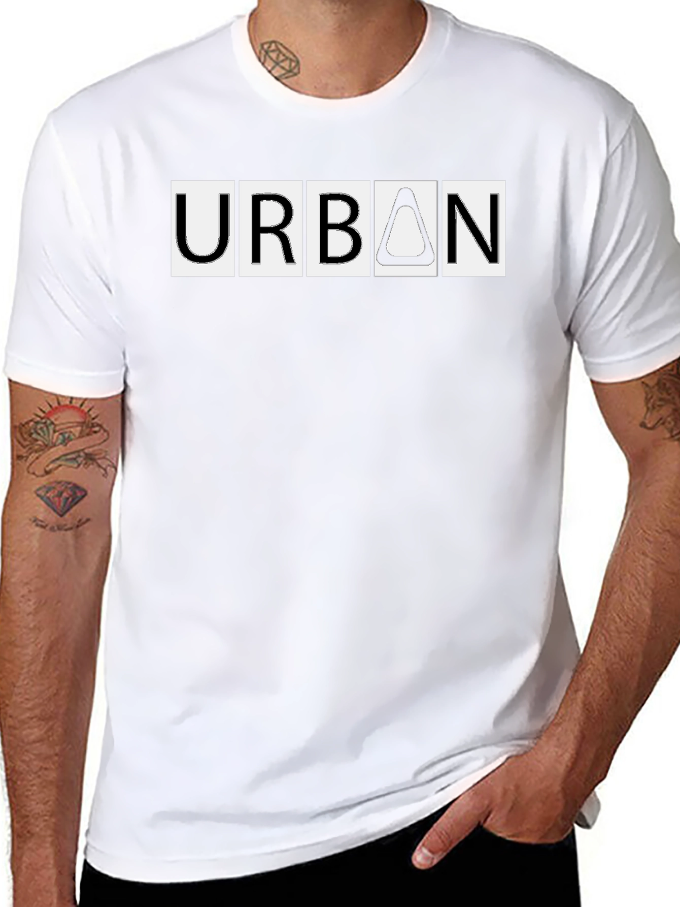 Urban Graphic Black T-Shirt - Modern Style