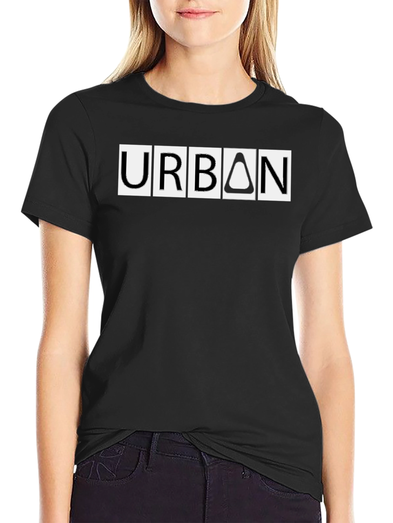 Urban Graphic Black T-Shirt - Modern Style
