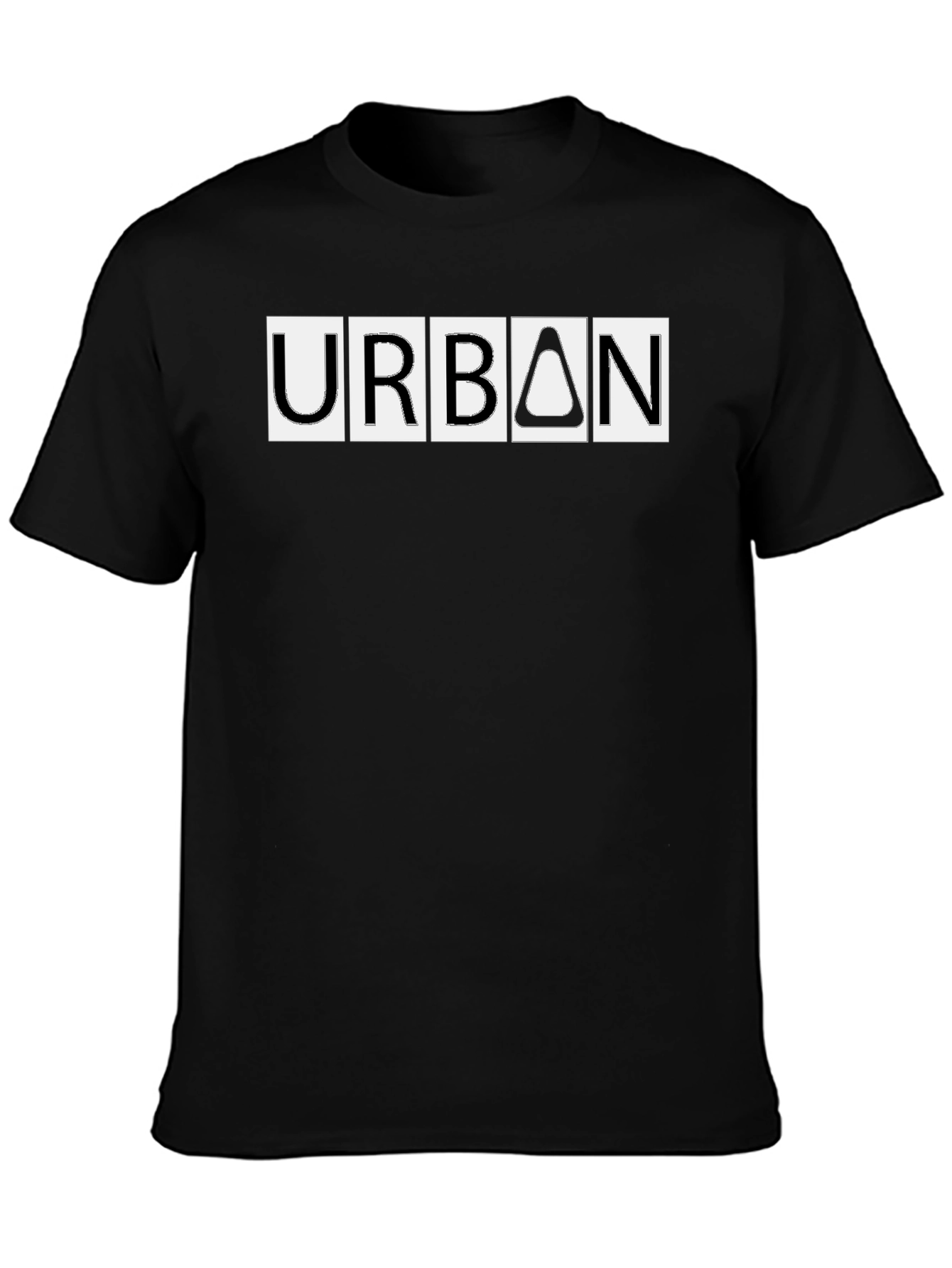Urban Graphic Black T-Shirt - Modern Style