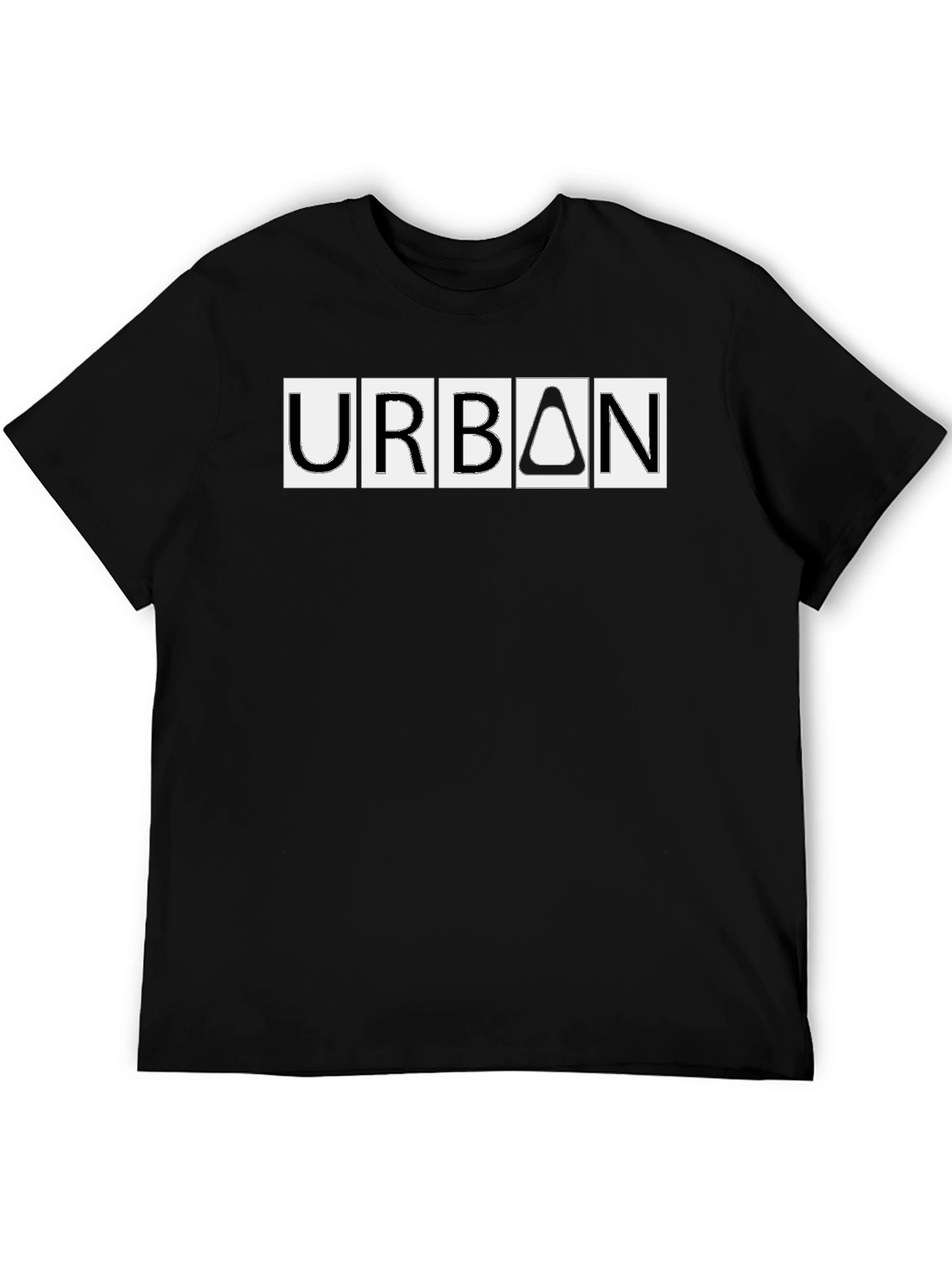 Urban Graphic Black T-Shirt - Modern Style
