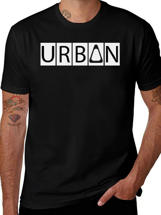 Urban Graphic Black T-Shirt - Modern Style