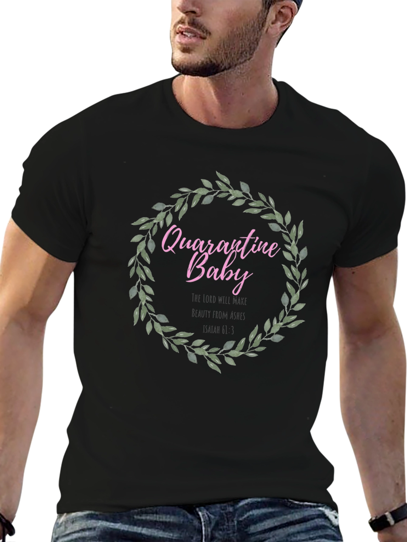 Quarantine Baby Wreath T-Shirt
