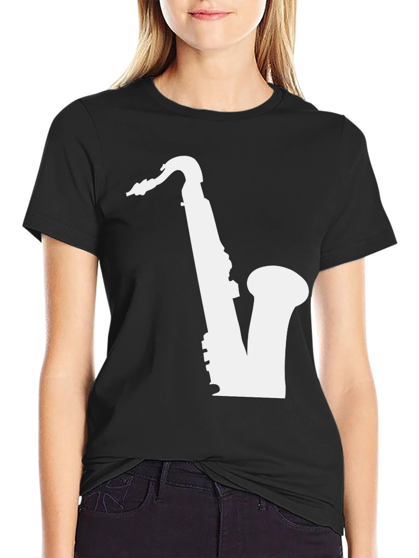 Saxophone Graphic Tee - Cool Music Lover Shirt