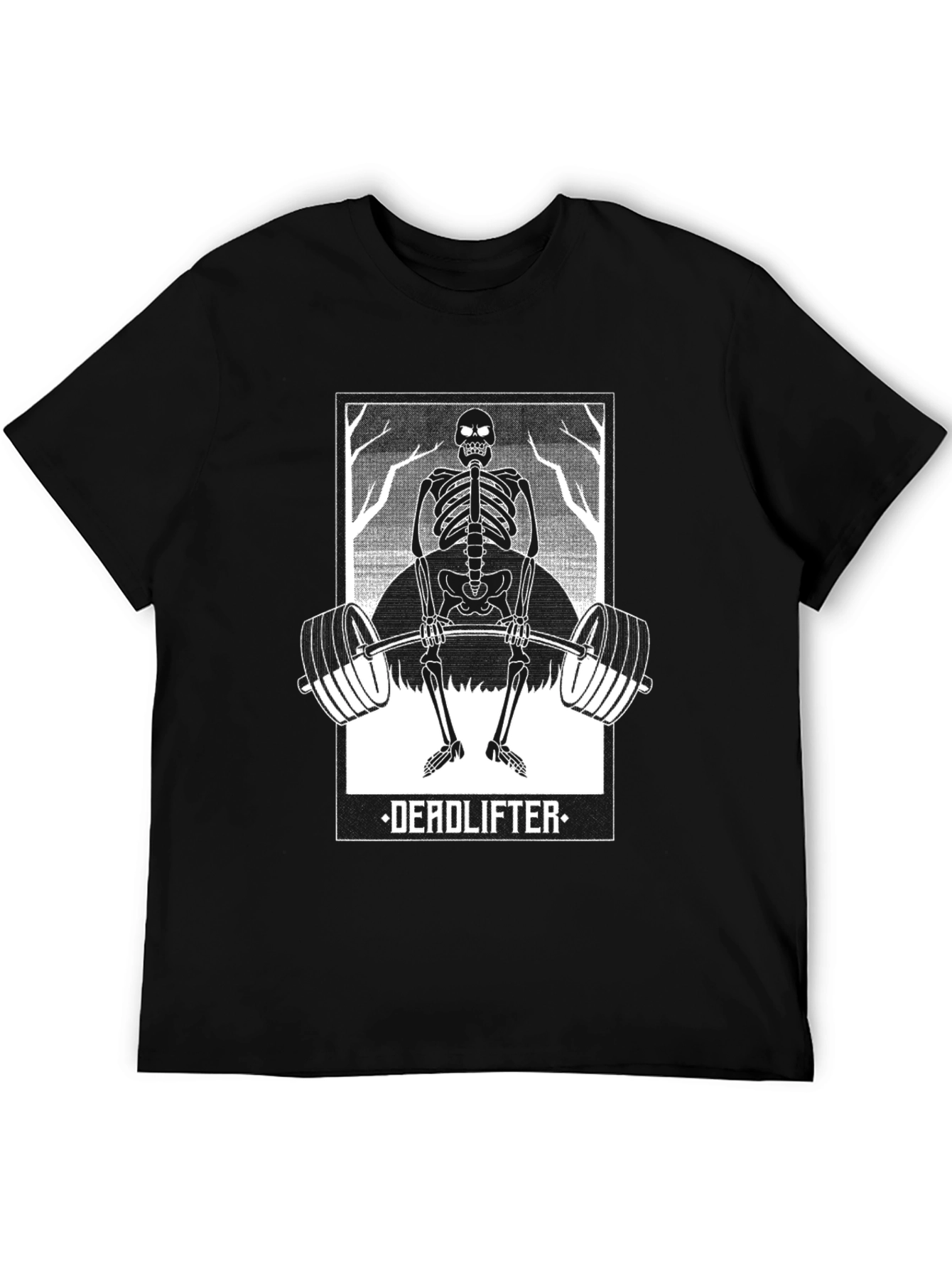 Deadlifter Skeleton Graphic Tee