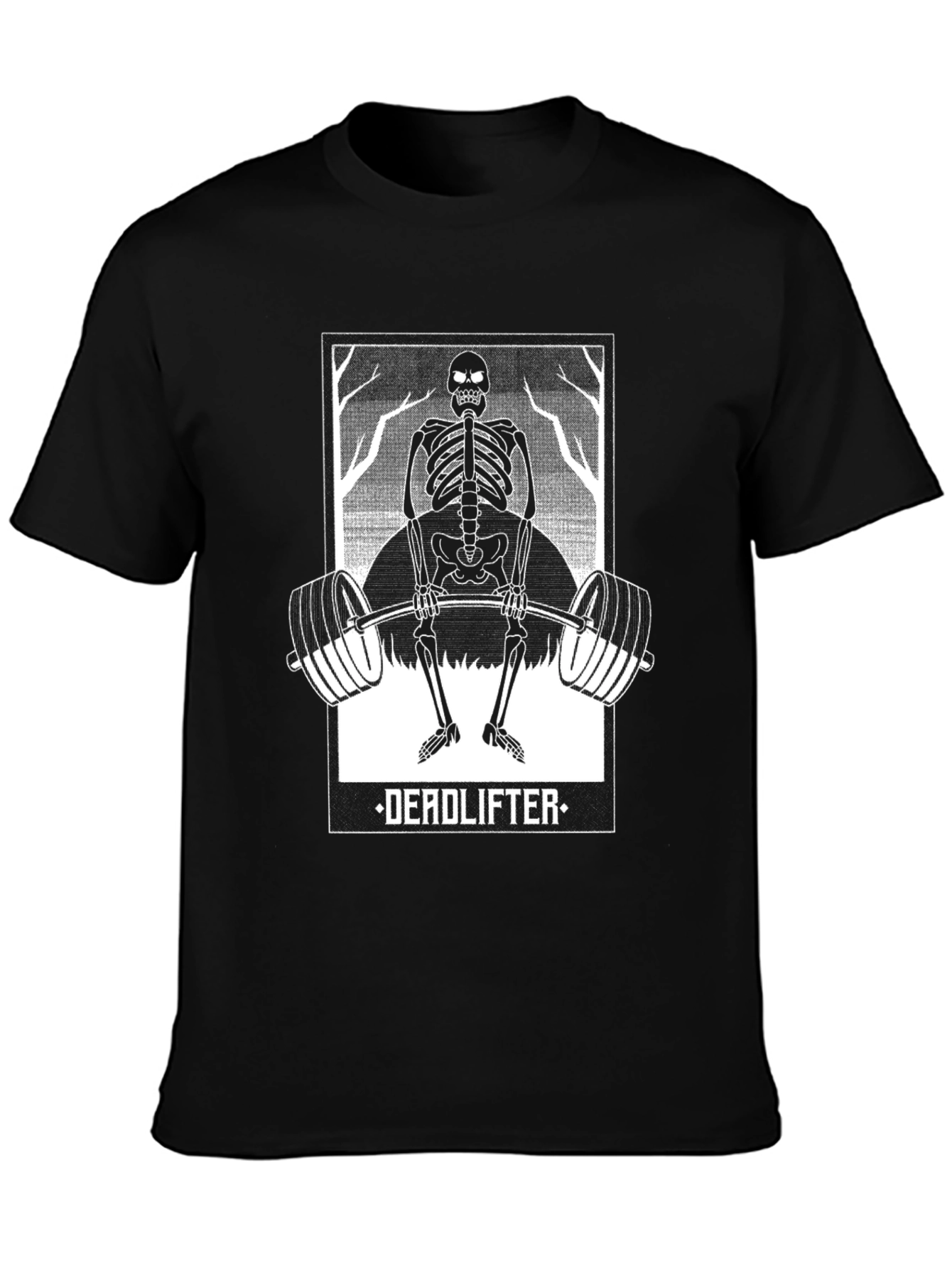 Deadlifter Skeleton Graphic Tee