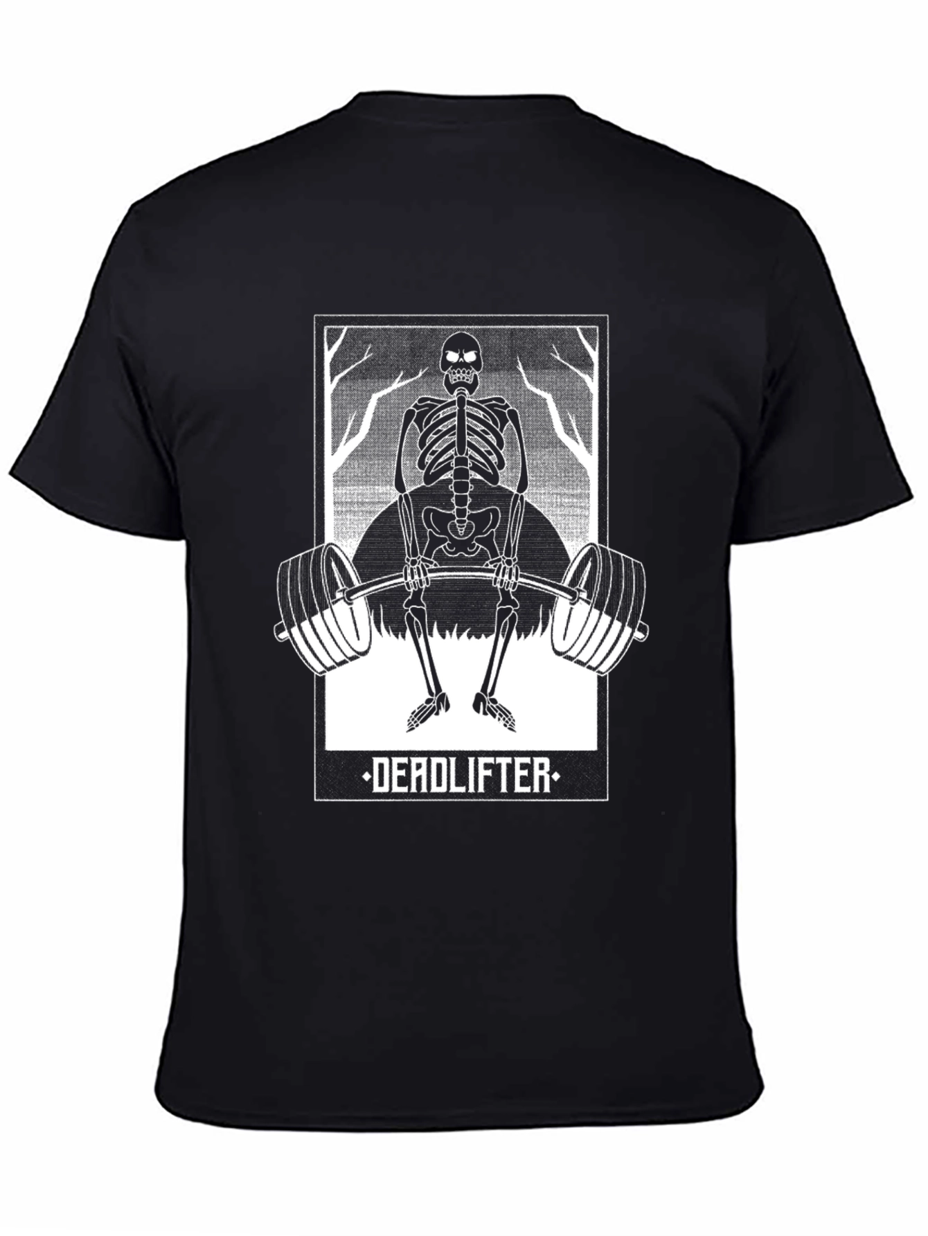 Deadlifter Skeleton Graphic Tee