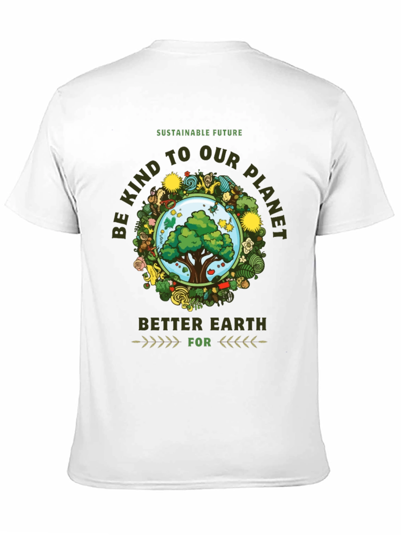 Eco-Friendly Graphic Tee - Sustainable Future