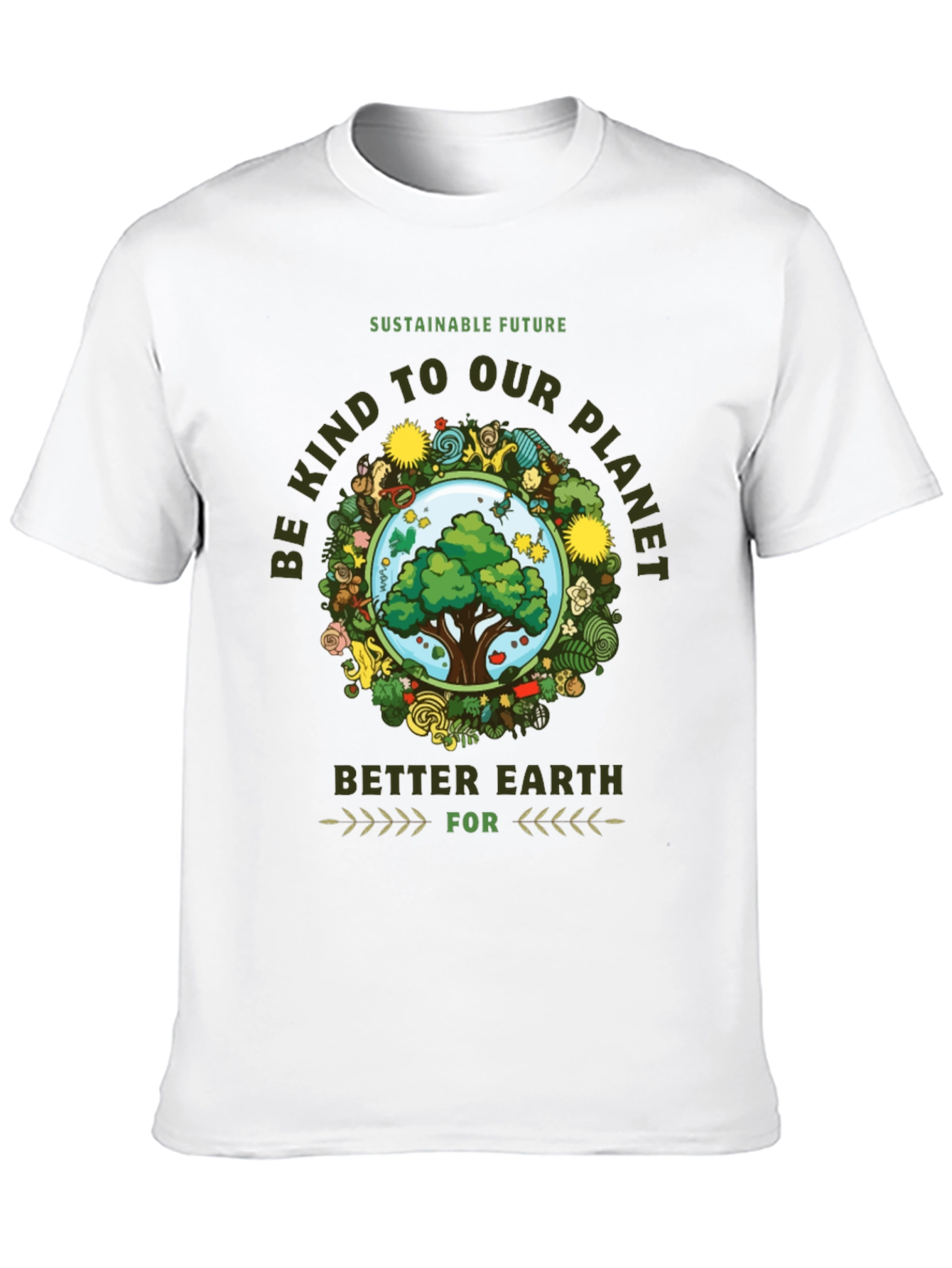 Eco-Friendly Graphic Tee - Sustainable Future