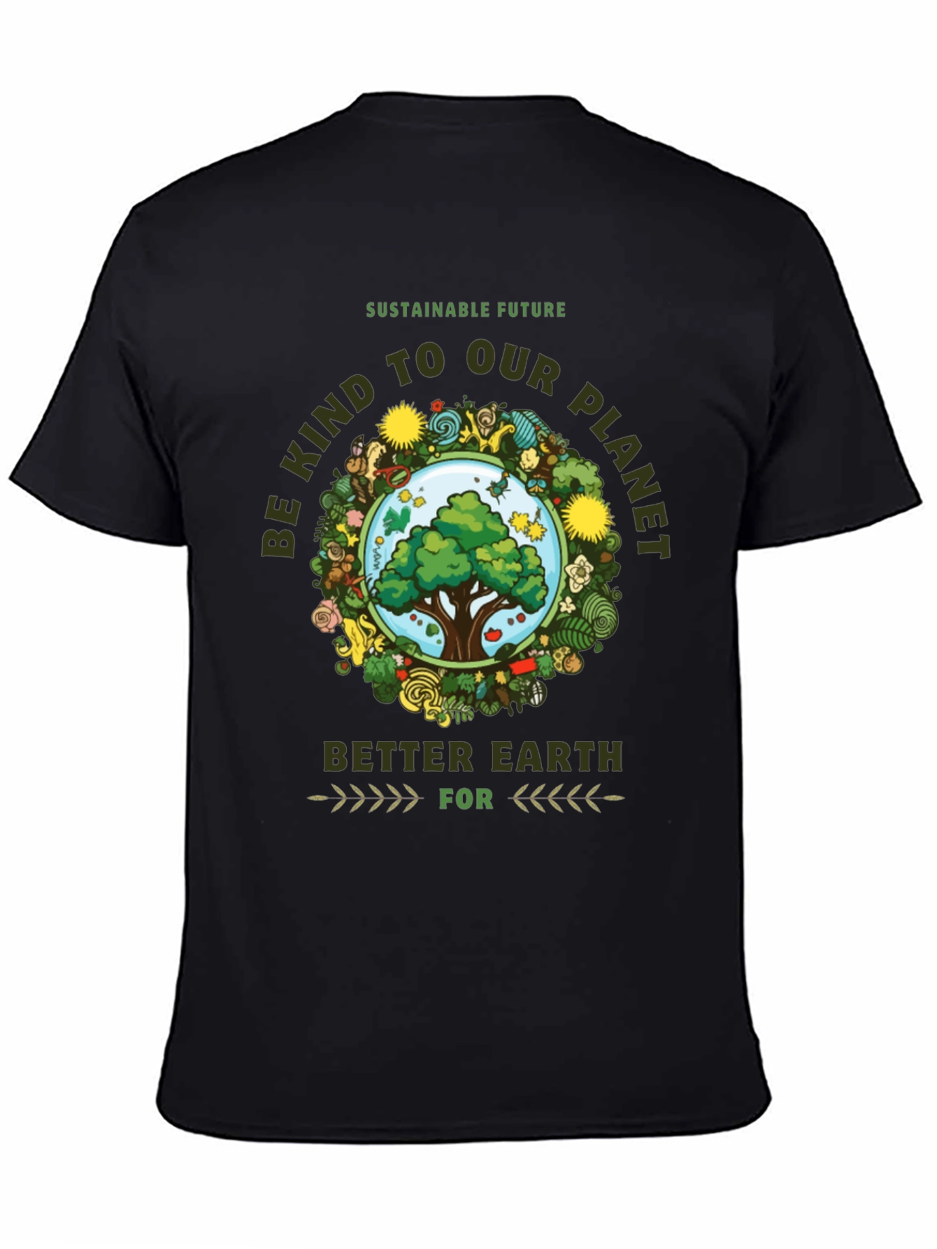 Eco-Friendly Graphic Tee - Sustainable Future