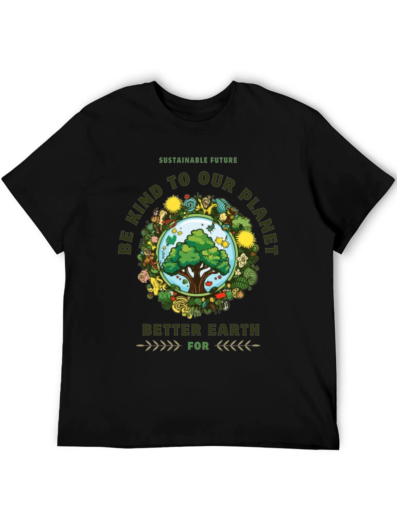 Eco-Friendly Graphic Tee - Sustainable Future