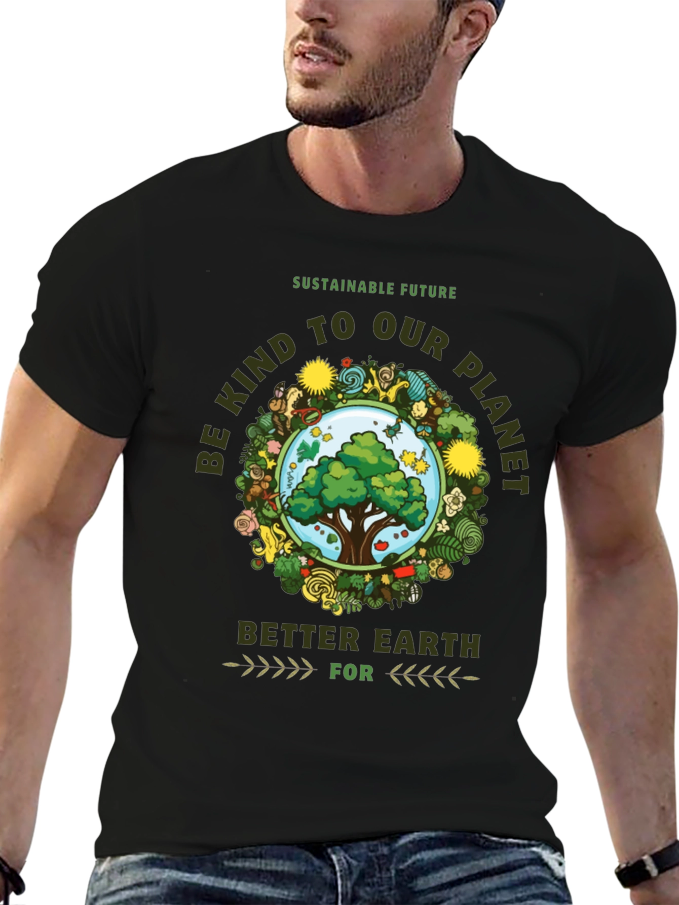 Eco-Friendly Graphic Tee - Sustainable Future