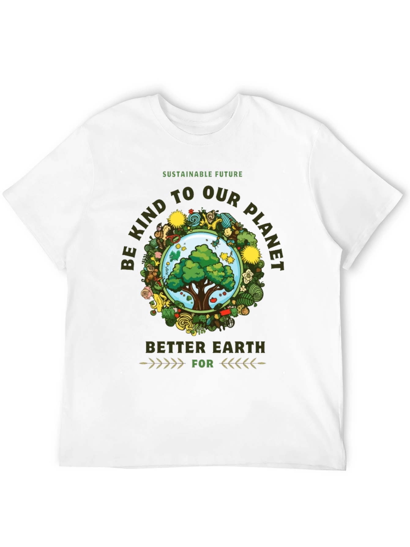 Eco-Friendly Graphic Tee - Sustainable Future