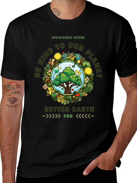 Eco-Friendly Graphic Tee - Sustainable Future