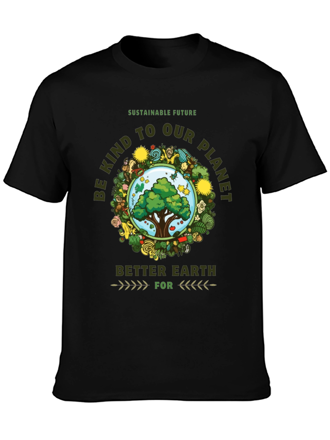Eco-Friendly Graphic Tee - Sustainable Future