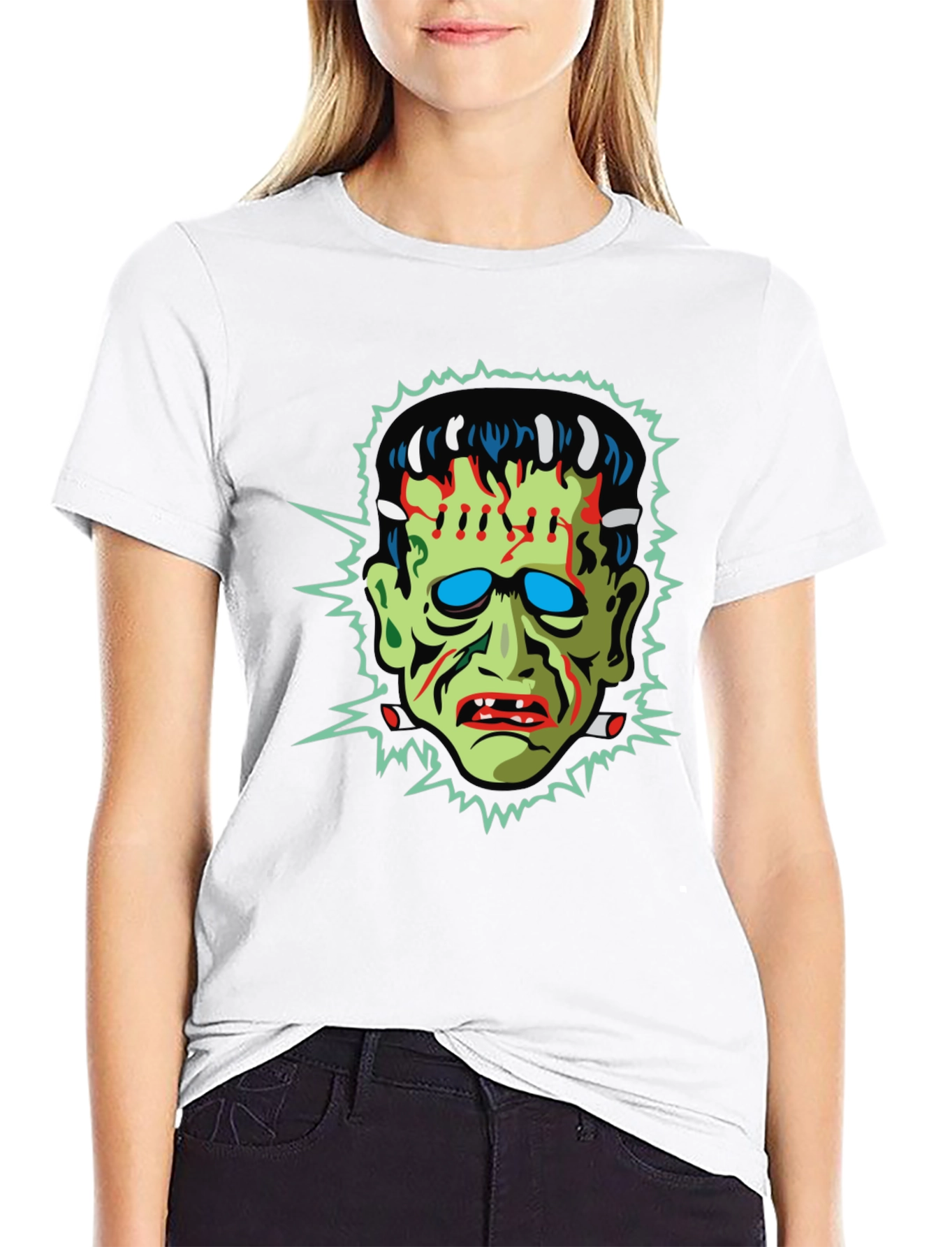 Frankenstein Graphic T-Shirt - Horror Halloween Tee
