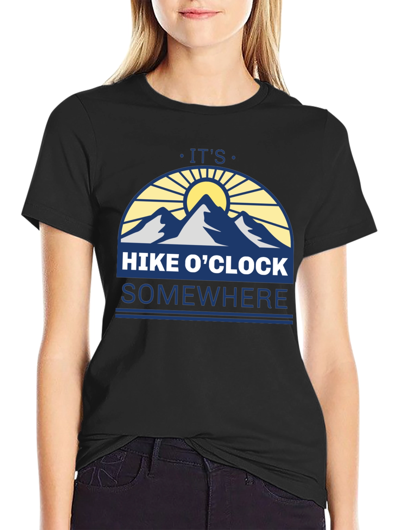 Hike OClock Somewhere T-Shirt - Adventure Ready