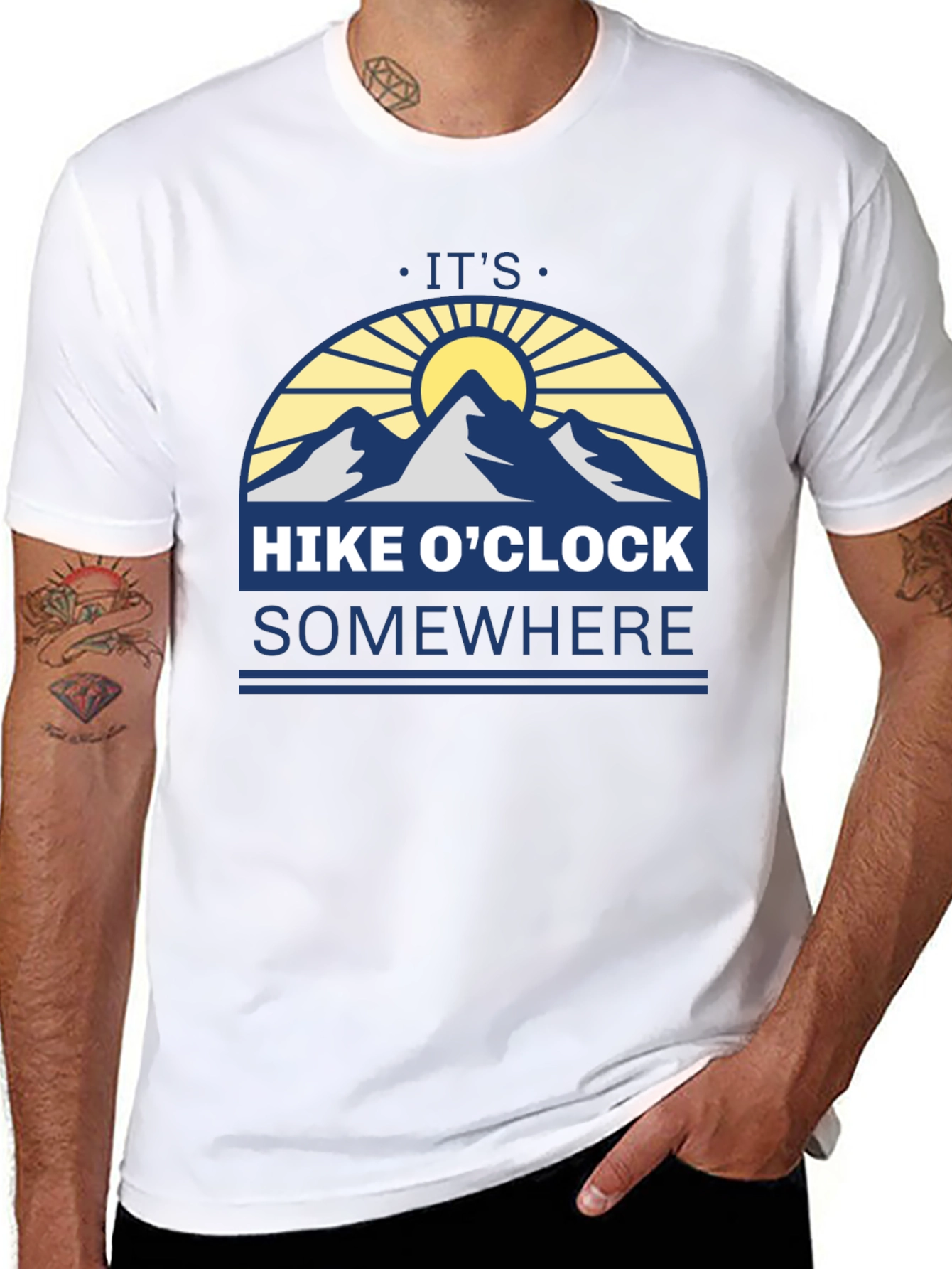 Hike OClock Somewhere T-Shirt - Adventure Ready