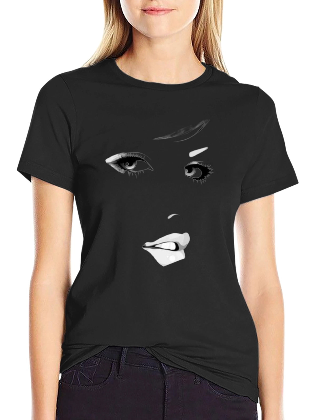 Audrey Hepburn Graphic Tee - Black T-Shirt