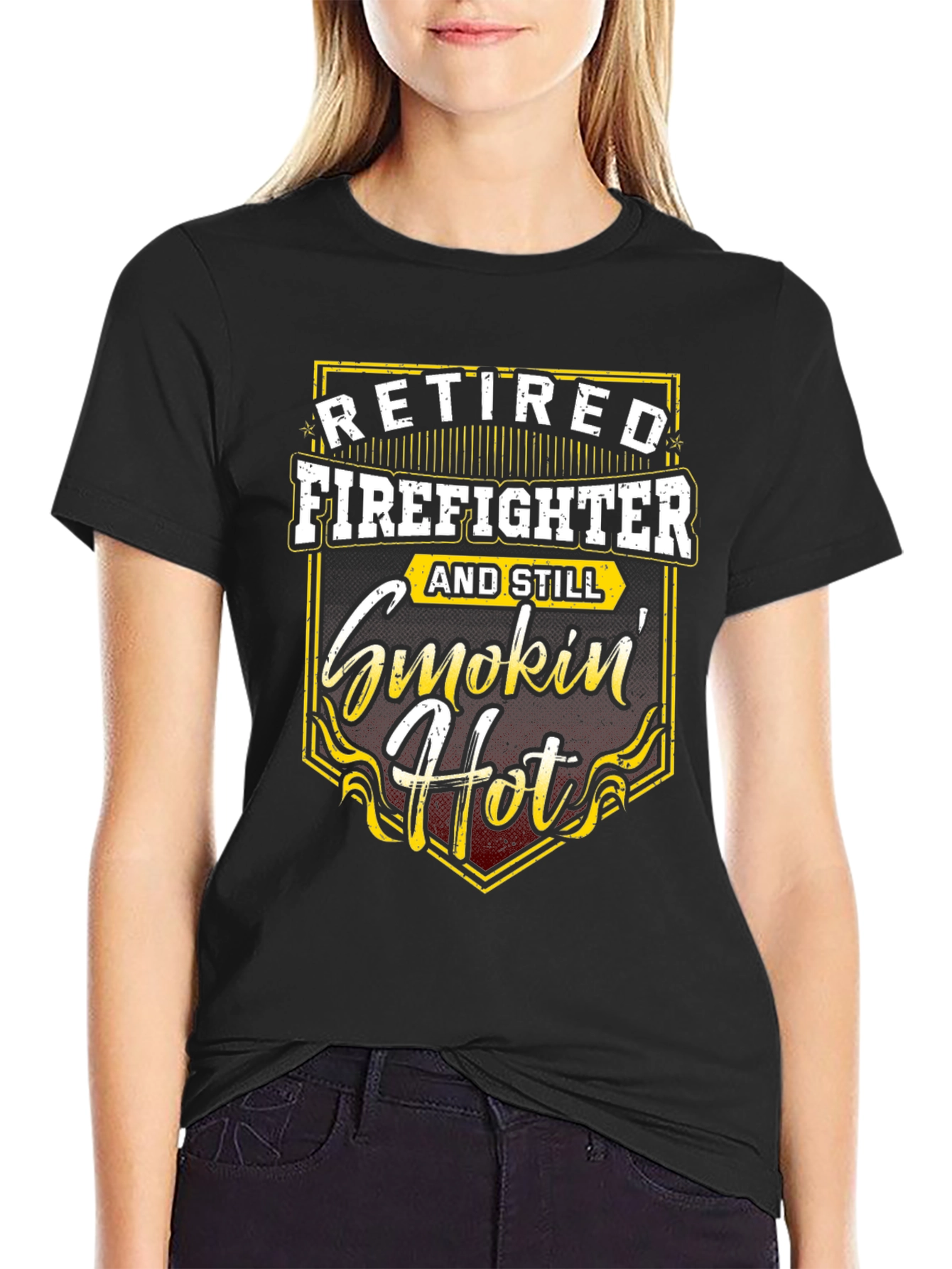 Retired Firefighter Smokin Hot T-Shirt