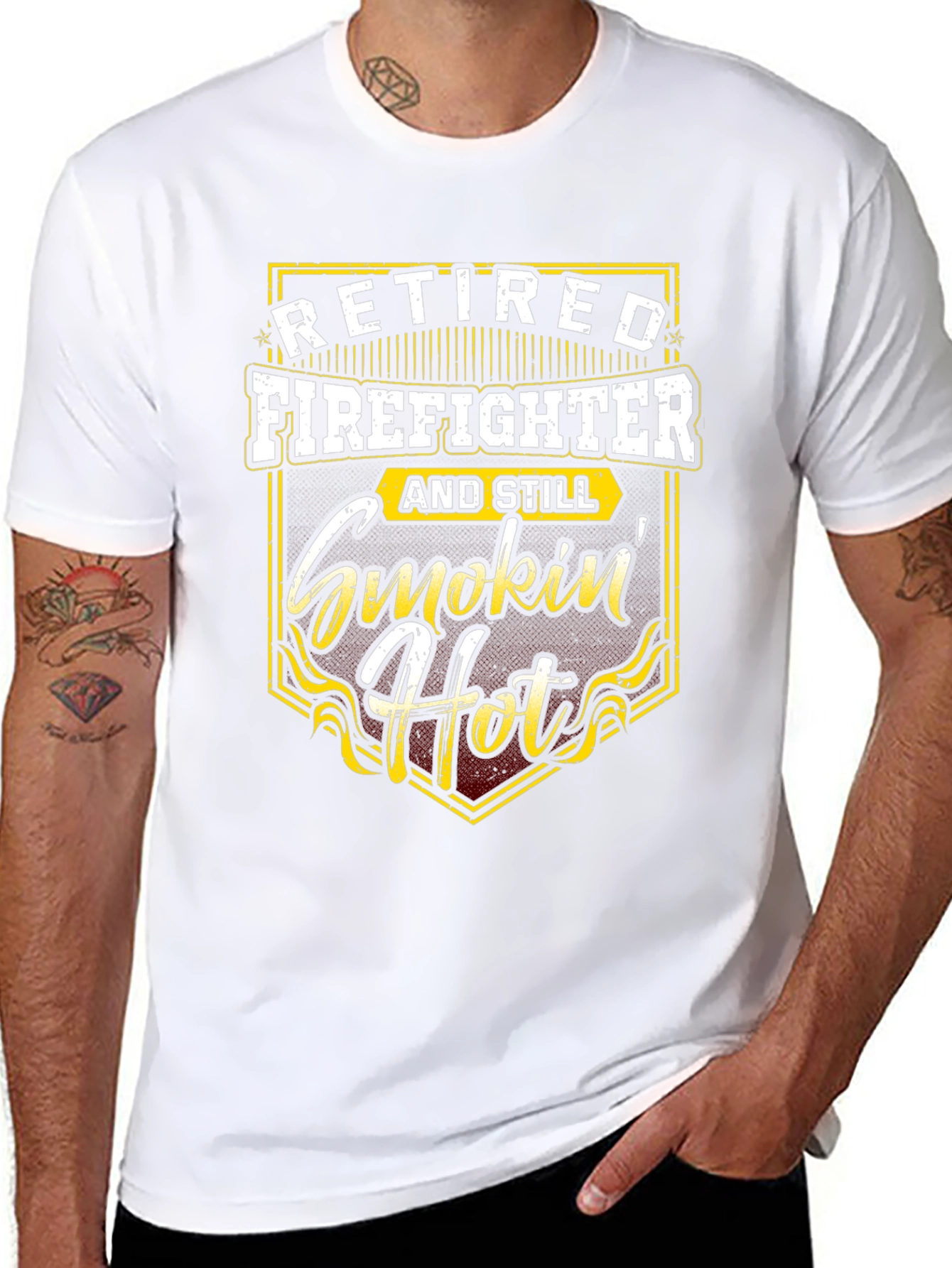 Retired Firefighter Smokin Hot T-Shirt
