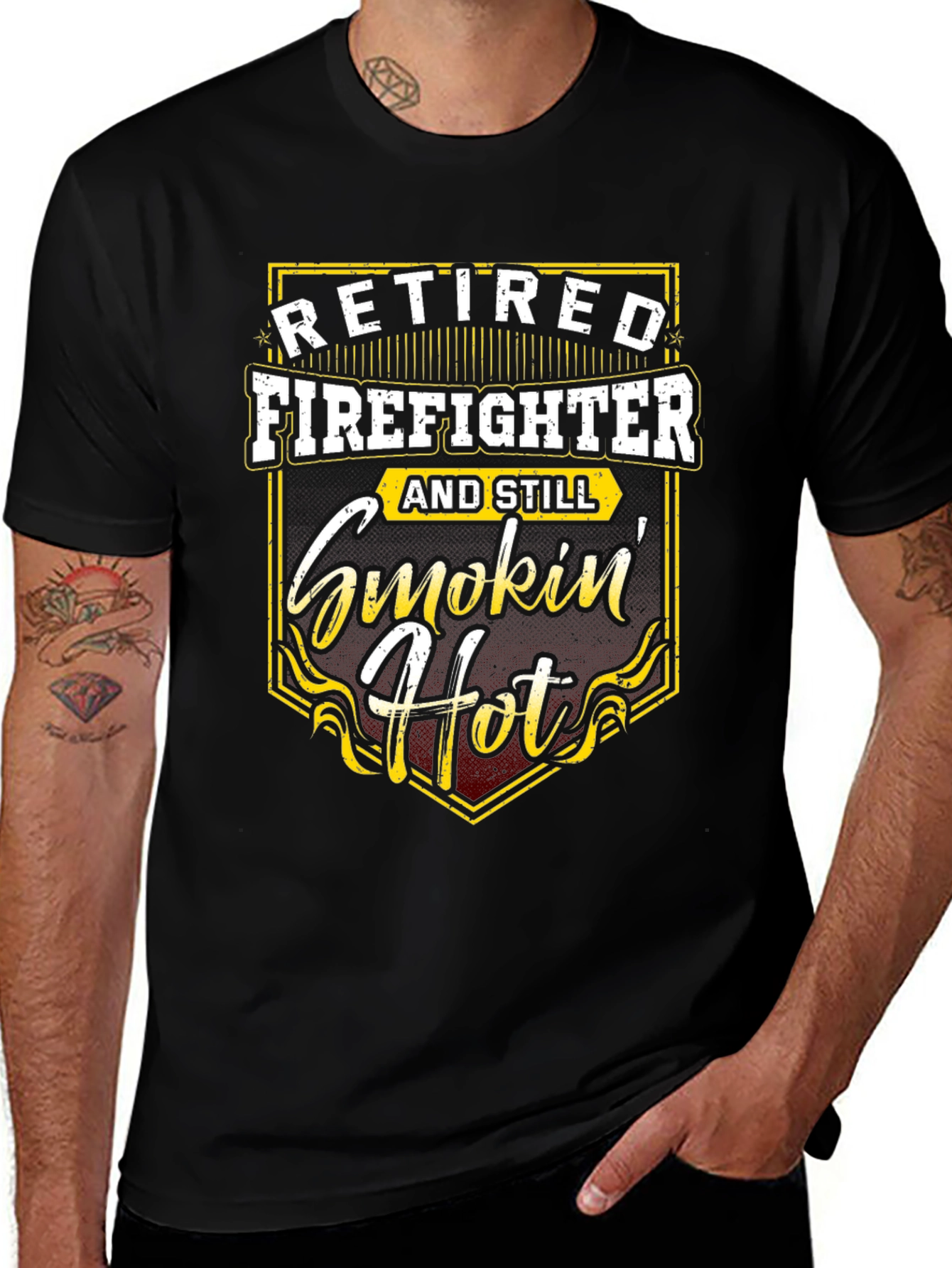 Retired Firefighter Smokin Hot T-Shirt